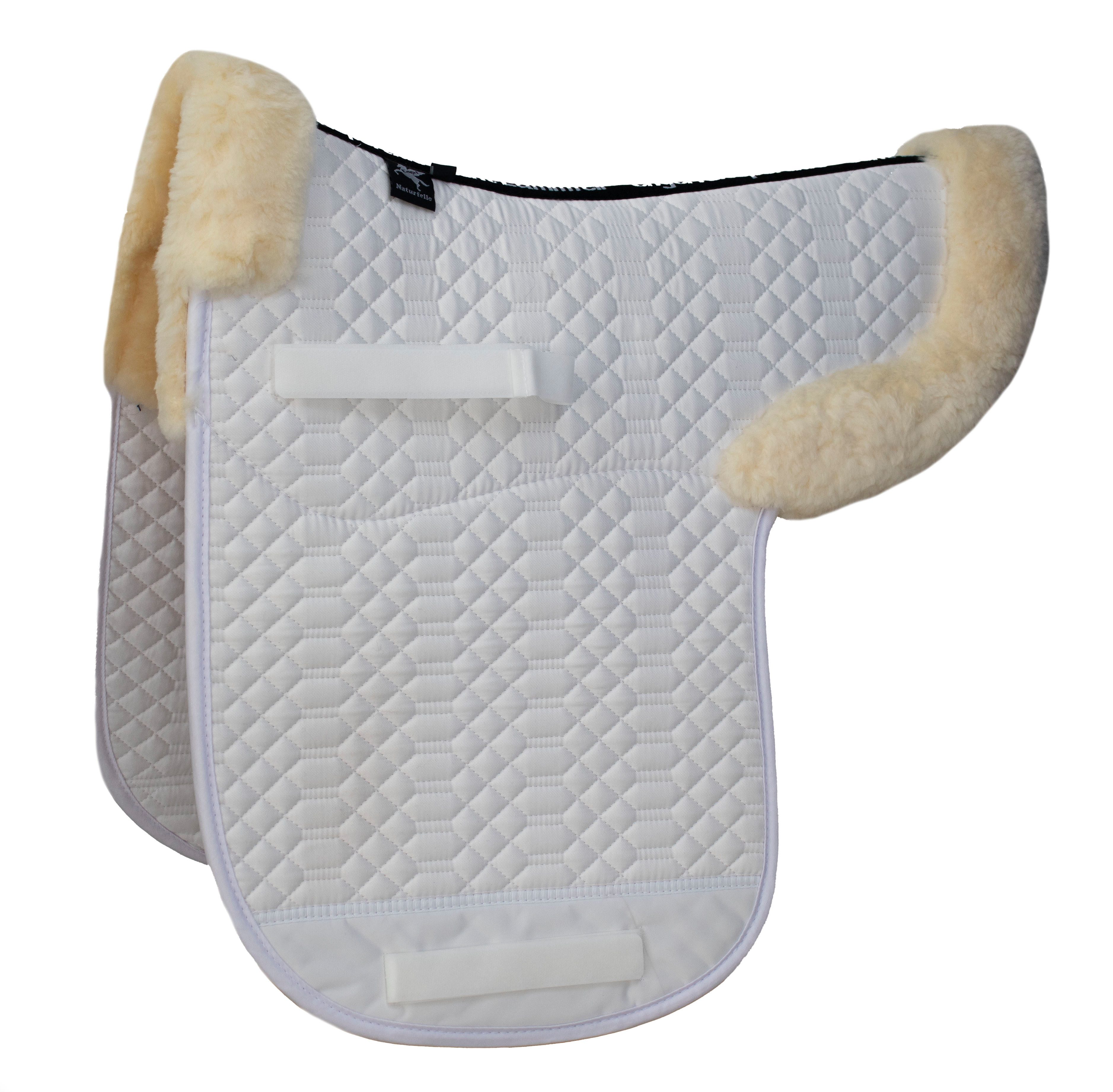 Engel Reitsport Sattelpad Satteldecke SADEK2 Lammfell & Baumwollsteppstoff Fell in Sattellage