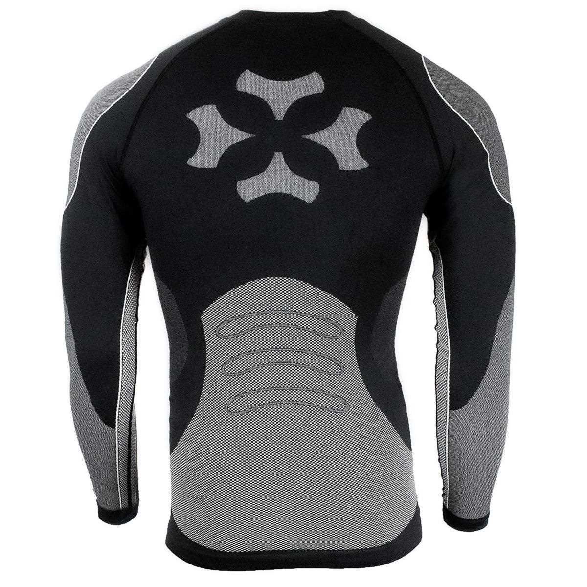 Black Snake Funktionsunterhemd python Sportunterhemd Seamless (1-St) Skiunterhemd Schwarz Thermounterhemd