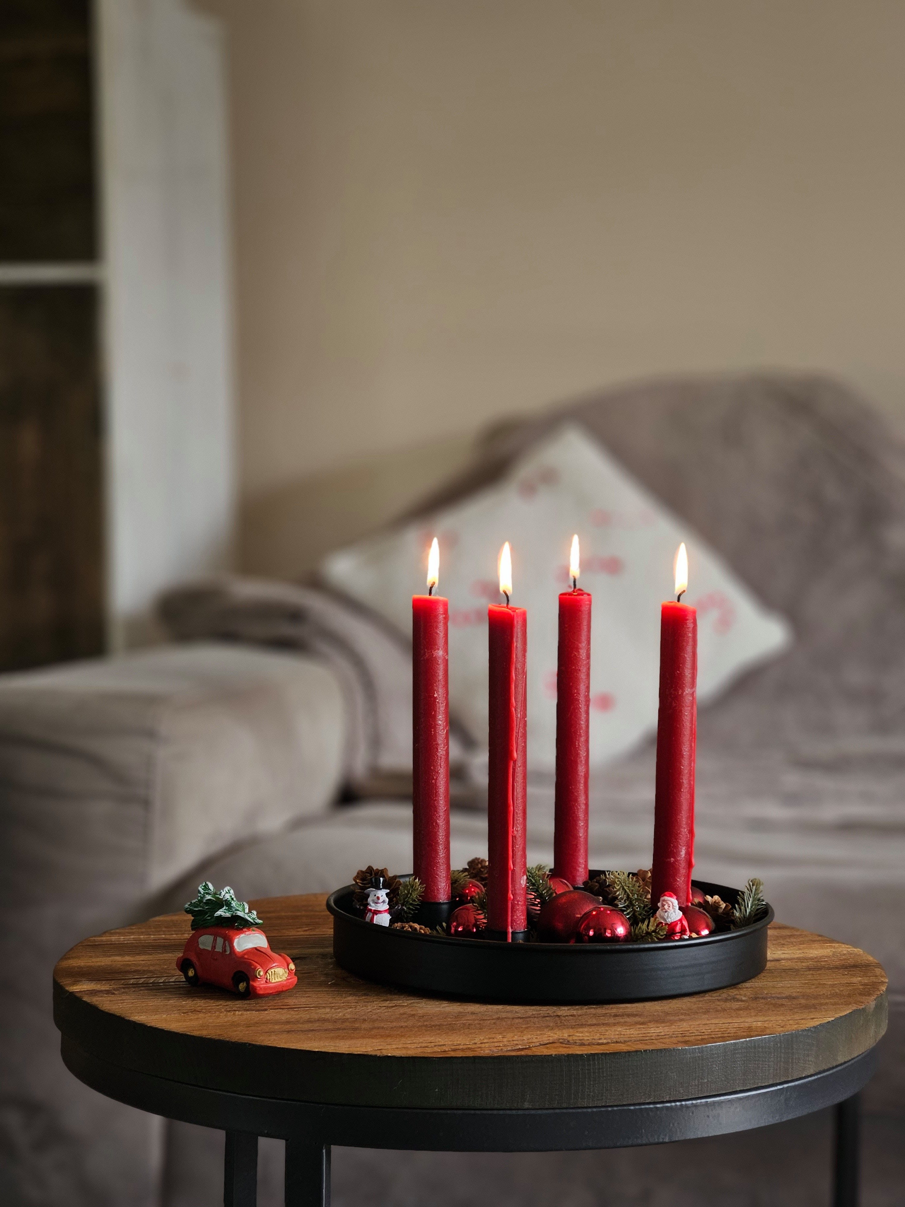 Meinposten Kerzentablett Kerzenteller Kerzentablett magnetische Kerzenhalte günstig online kaufen