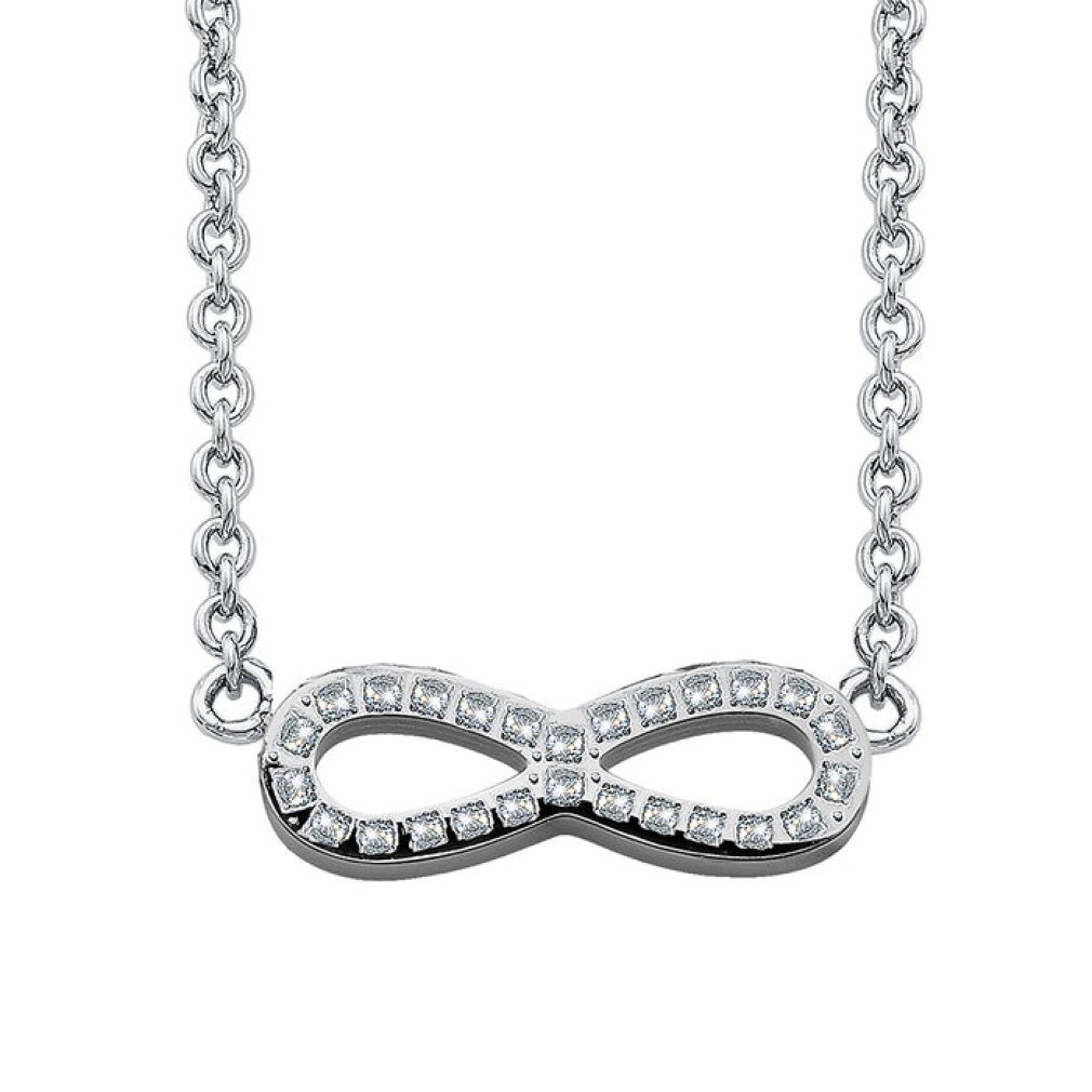 Crystalp Jewellery Kette mit Einhänger Sluivý ocelový náhrdelník Infinity 32148.E