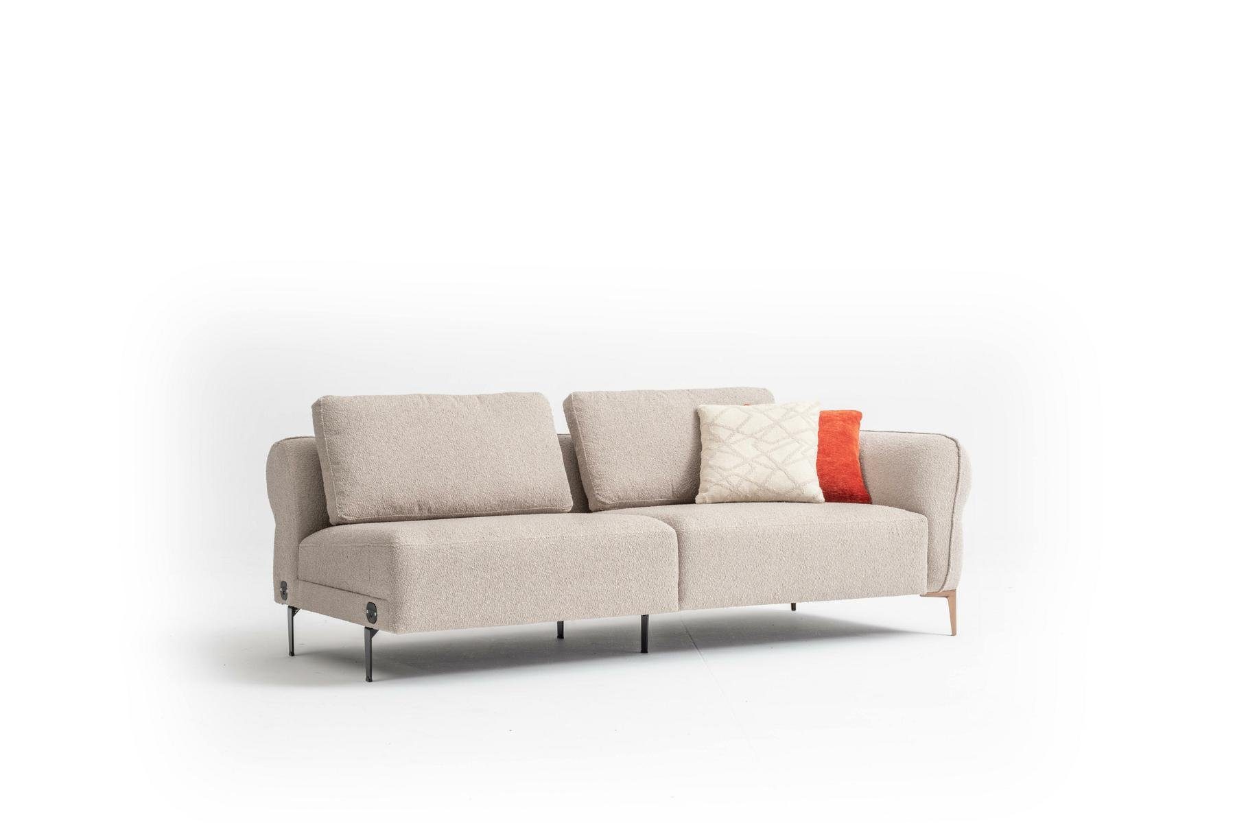 3 Möbel, 3-Sitzer Wohnzimmer Europe Luxus Sofa in JVmoebel Stil Beige Sitzer Made Sofa Modern