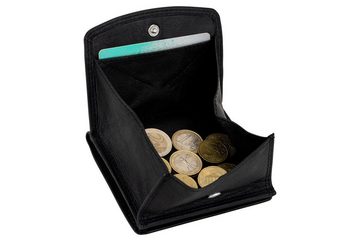 CA$H Geldbörse Wiener Schachtel aus weichem Leder mit Schüttelfach für Münzen, Kleingeldfach läßt sich weit öffnen