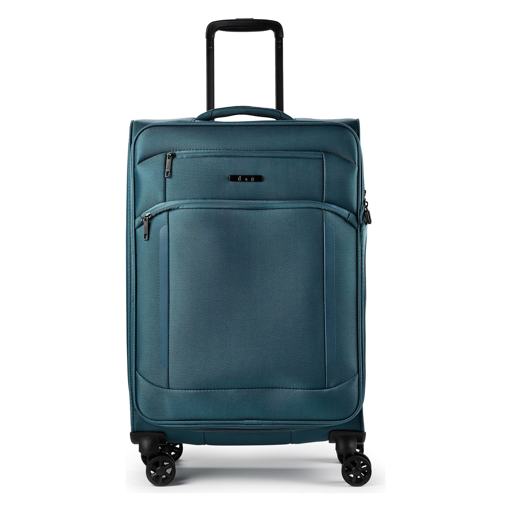 D&N Weichgepäck-Trolley Travel Line 9804, 4 Rollen, Polyester