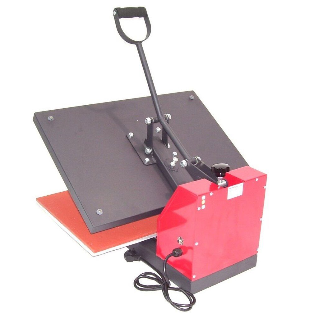 Apex Bügelsystem Transferpresse T-Shirt 60 x 40 cm 2800 W Textilpresse Bügelsystem