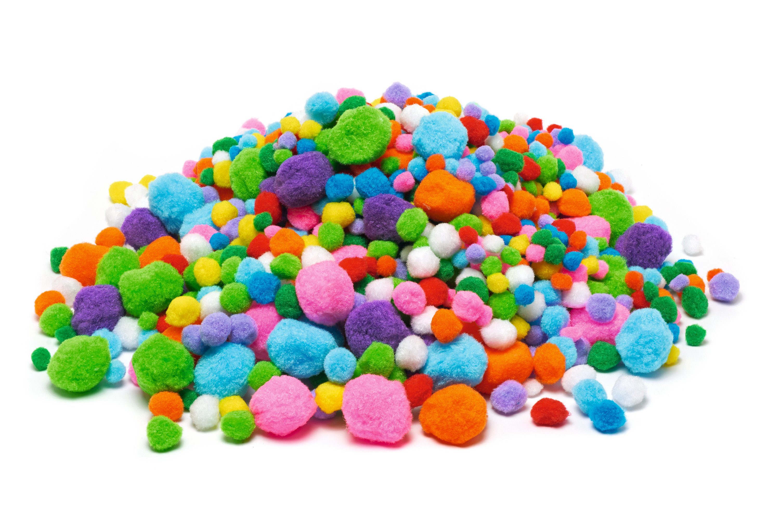 bunter mix, 1000 Pompon, XXL VBS Stück