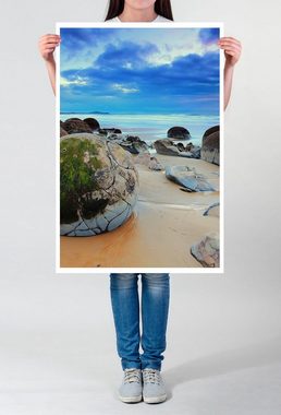 Sinus Art Poster Landschaftsfotografie 60x90cm Poster Sonnenaufgang in Neuseeland