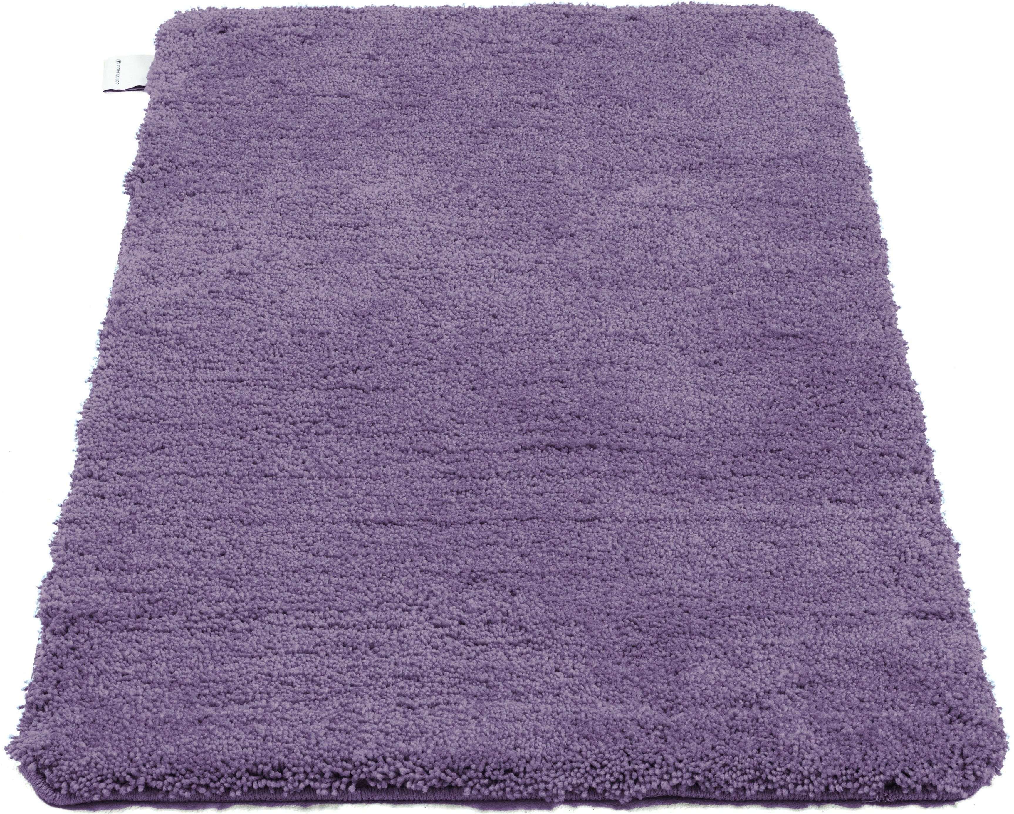 TOM TAILOR HOME Badematte Cozy Bath UNI, Höhe 27 mm, rutschhemmend beschich günstig online kaufen