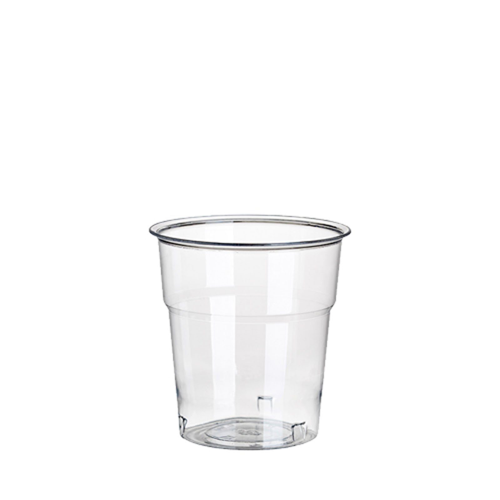 Starpak Einwegbecher 1000 Stück Plastikbecher (PS) 0,1 l Ø 6 cm · 6,7 cm glasklar