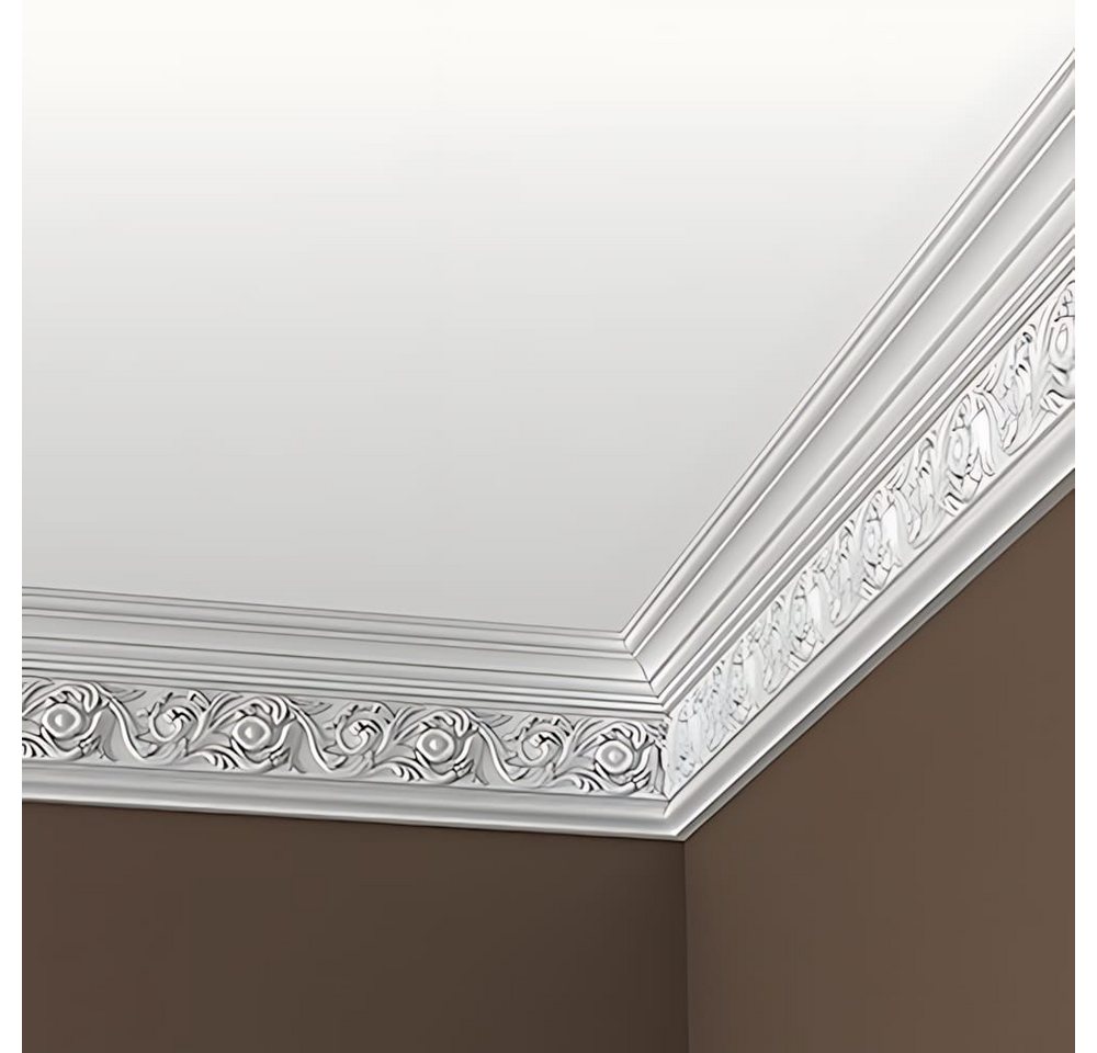 Thumbnail - Profhome Flexprofil 150128F Eckleiste Zierleiste Flexible Leiste Stuckleiste 1,97 m (Profilleiste, 1-St., Flexible Eckle...