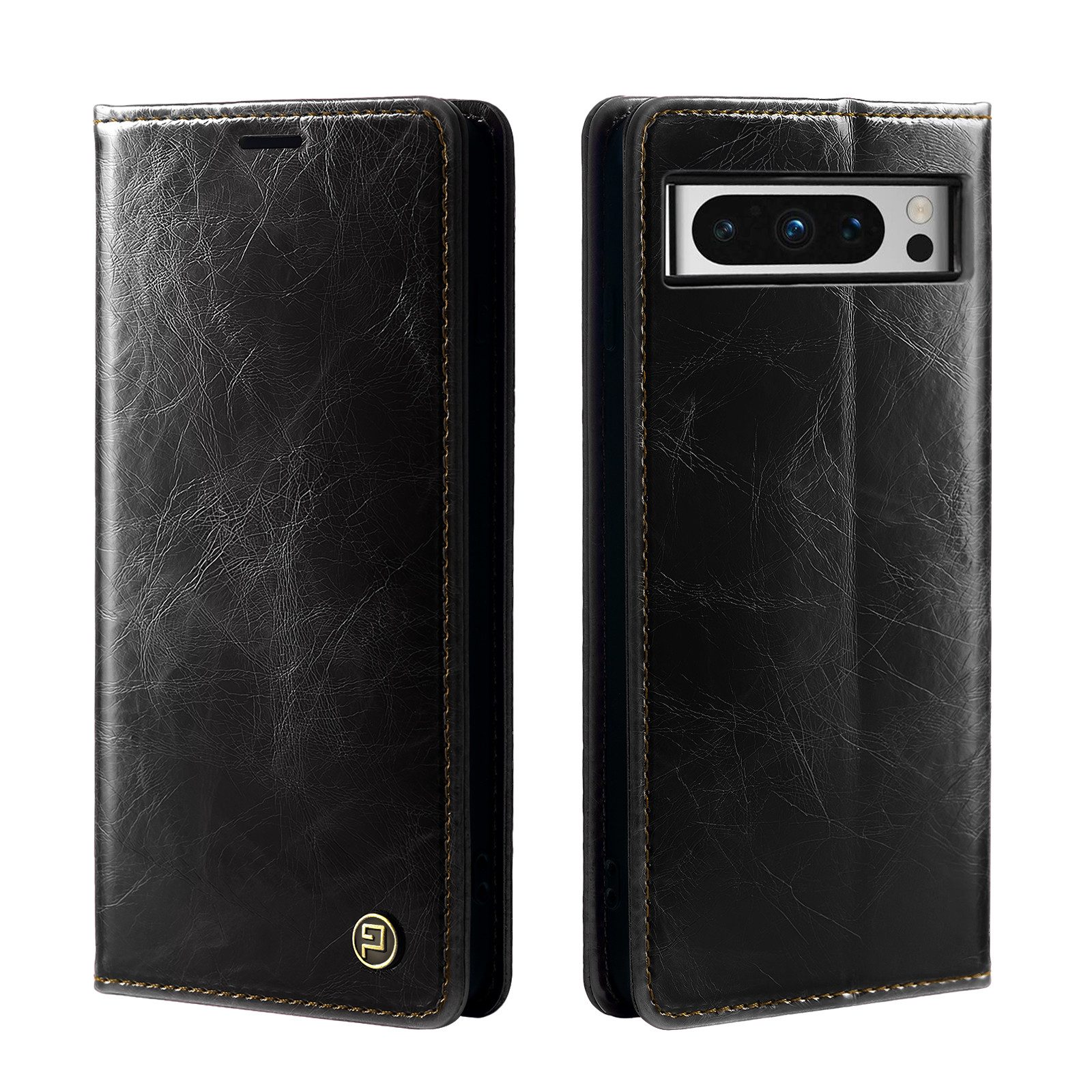 Tec-Expert Handyhülle Tasche Hülle für Google Pixel 8 Pro 6.7 Zoll, 6.7, Cover Klapphülle Case mit Kartenfach RFID Schutz aufstellbar