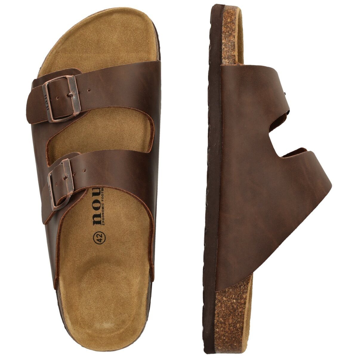 nou Shawnee V2 Cork braun Herren Sandale – Bild 3 von 5