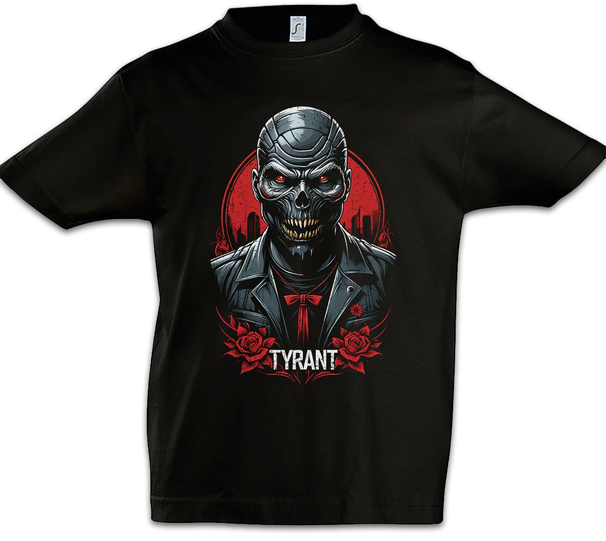 Print-Shirt Oldschool Tyrant Kinder T-Shirt Evil Horror Racoon Resident City