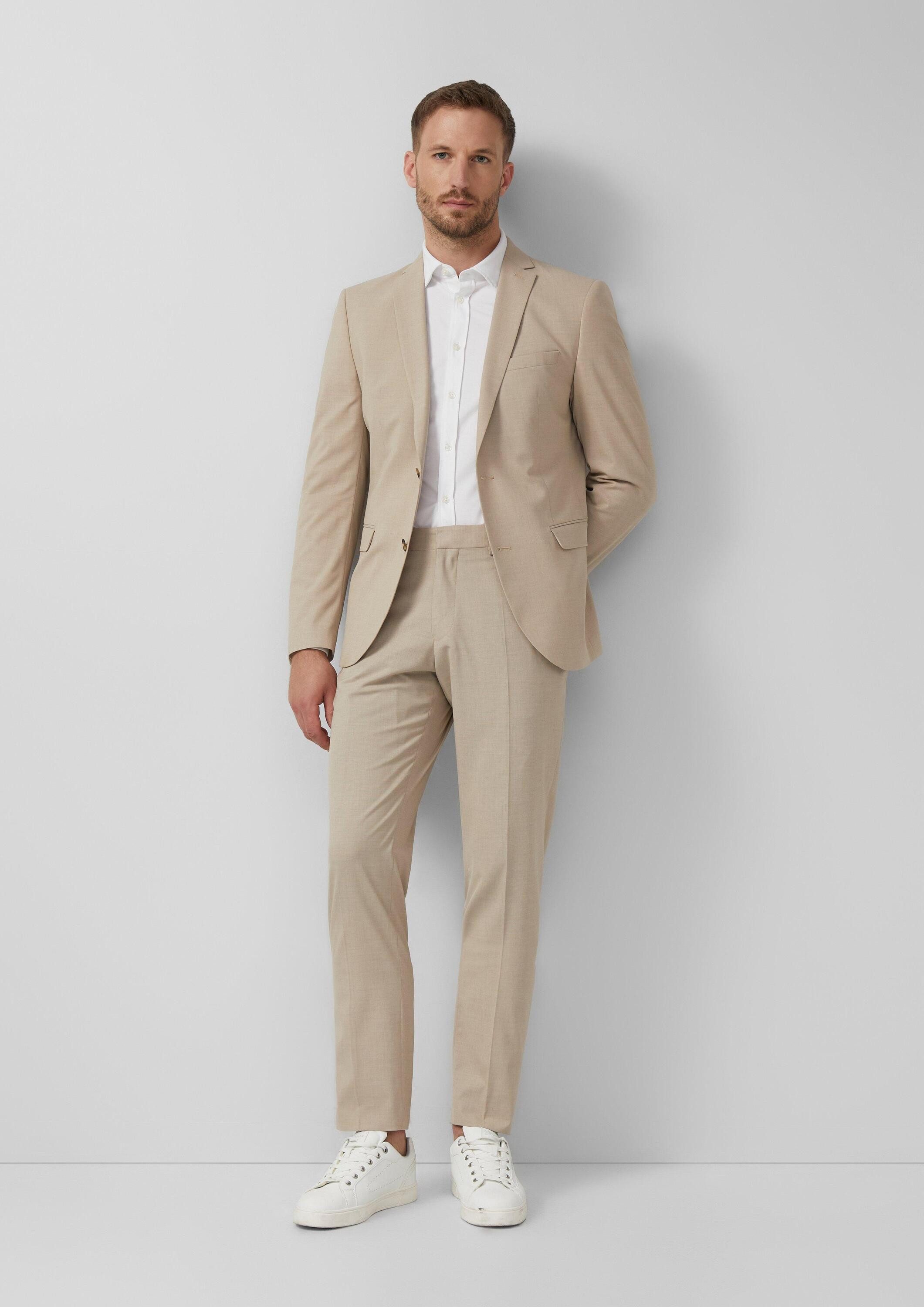 s.Oliver Chinos Hose S.OPURE s.O PURE: Anzughose mit feiner Webstruktur – Bild 5 von 5