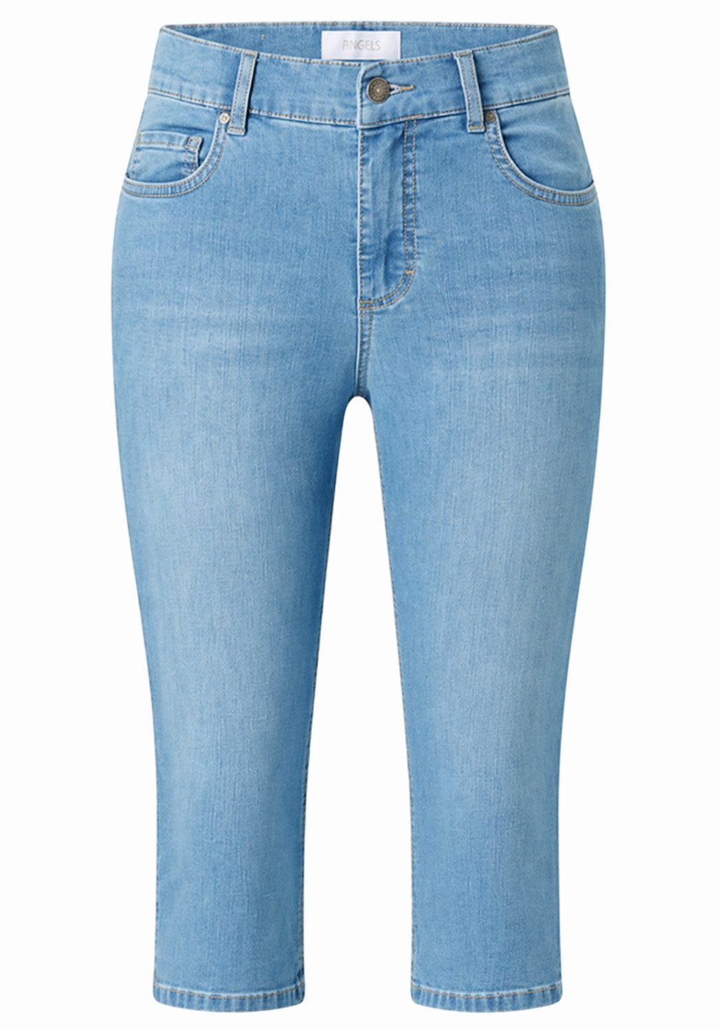 ANGELS 5-Pocket-Jeans ANACAPRI in Capri-Länge, Slim Fit mit Stretch