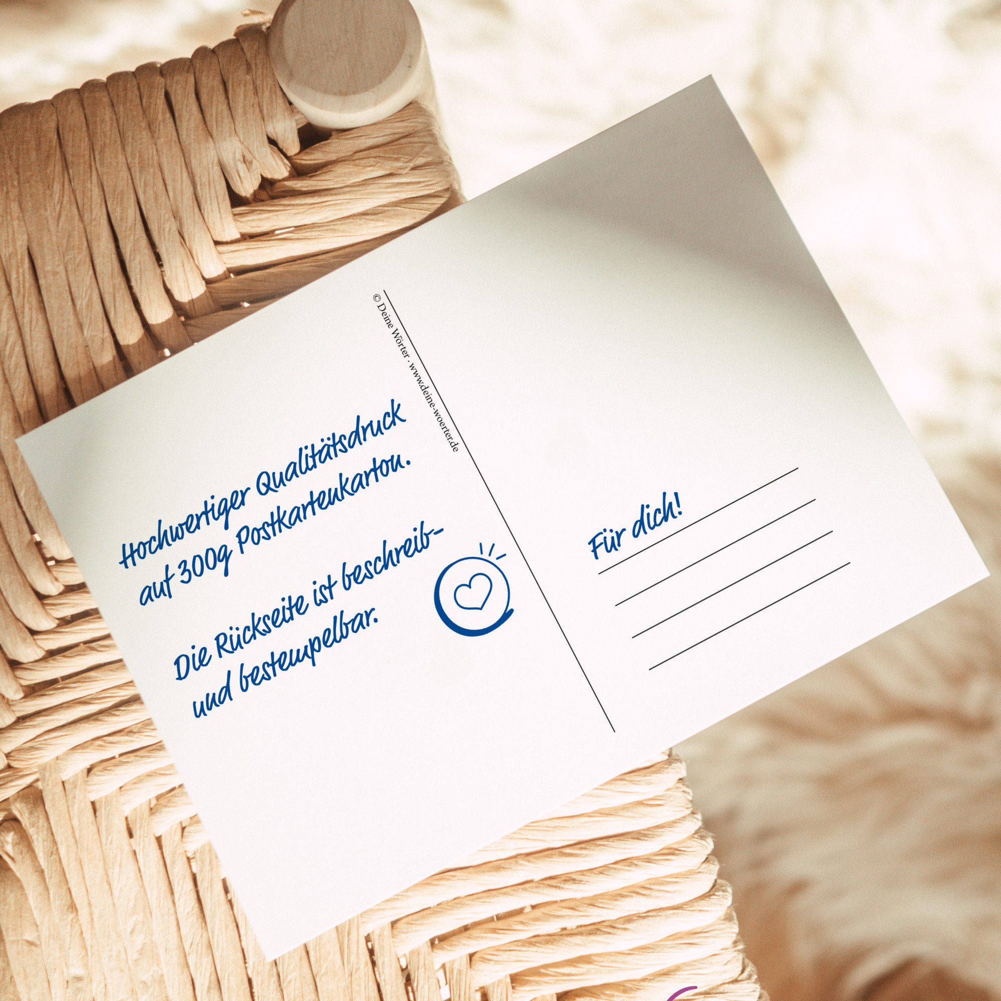 Deine Wörter Grußkarten Kölsches Grundgesetz Postkartenset, 5 Karten, DIN A6