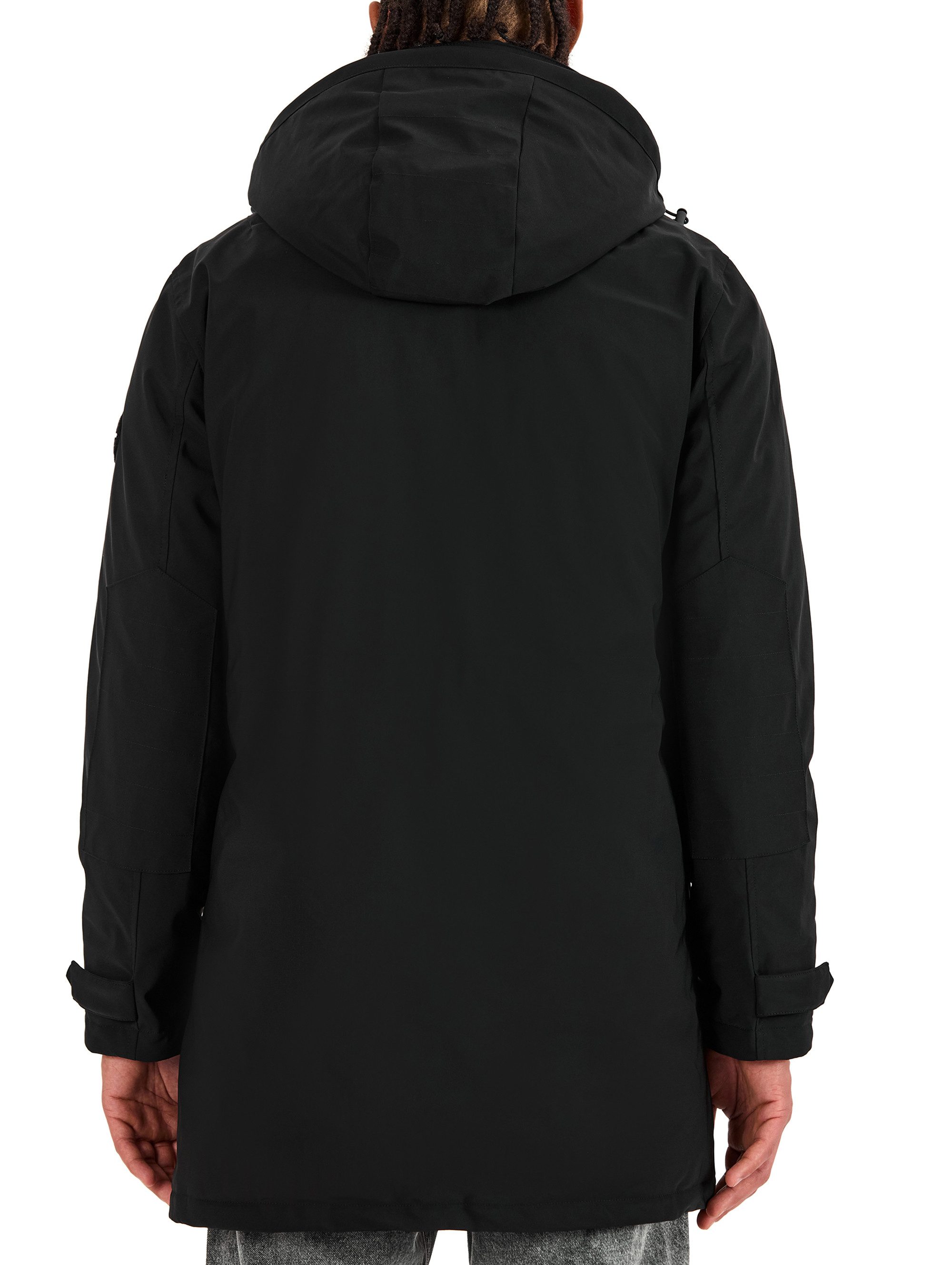 RedBridge Winterjacke mit abnehmbarer Kapuze warm wasserabweisend funktional Abnehmbare Kapuze, innenliegender Gummizug