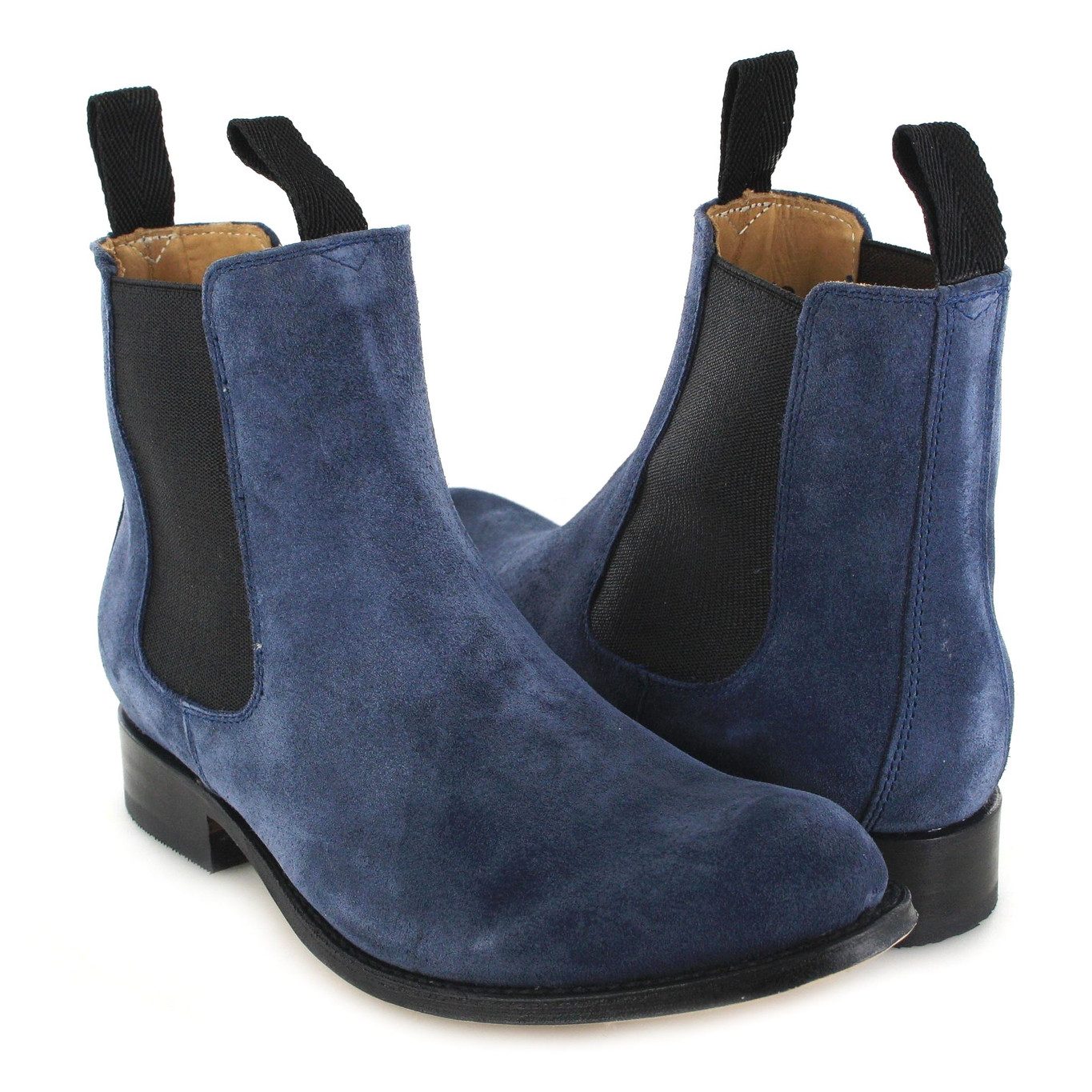 Sendra Boots 5595 STREET Blau Stiefelette Rahmengenähter Damen Chelsea Boot