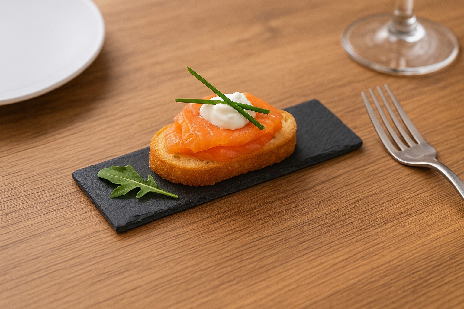 hausleben Servierplatte Schieferplatten 15x5 cm, (Set, 8-tlg., 8 rechteckige Schieferplatten 15x5cm), aus echtem Schiefer – Elegantes Design für Gastronomie & Zuhause