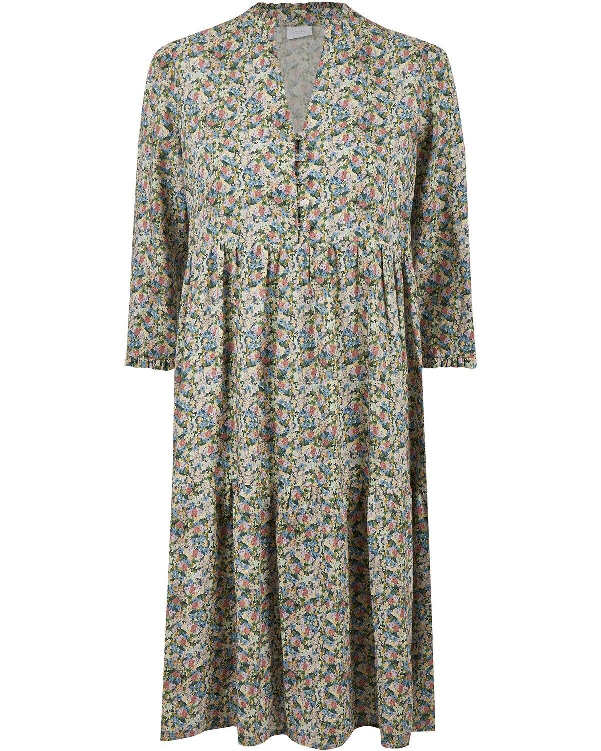 Midikleid Midikleid Kamilla mit Allover-Blumenmuster