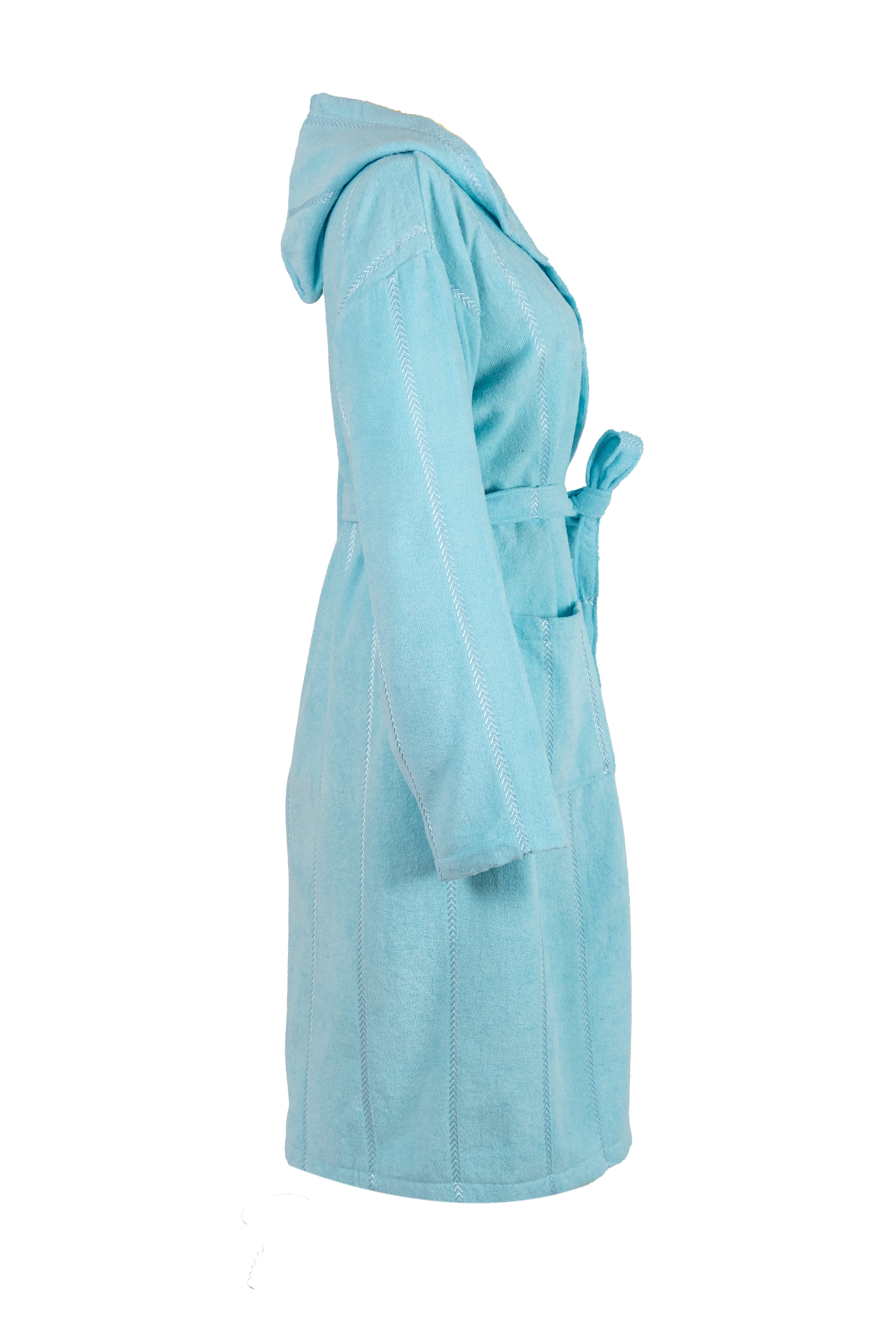 Just2little Bademantel Baumwoll-langarm Bademantel mit Kapuze - OEKO-TEX® Z günstig online kaufen