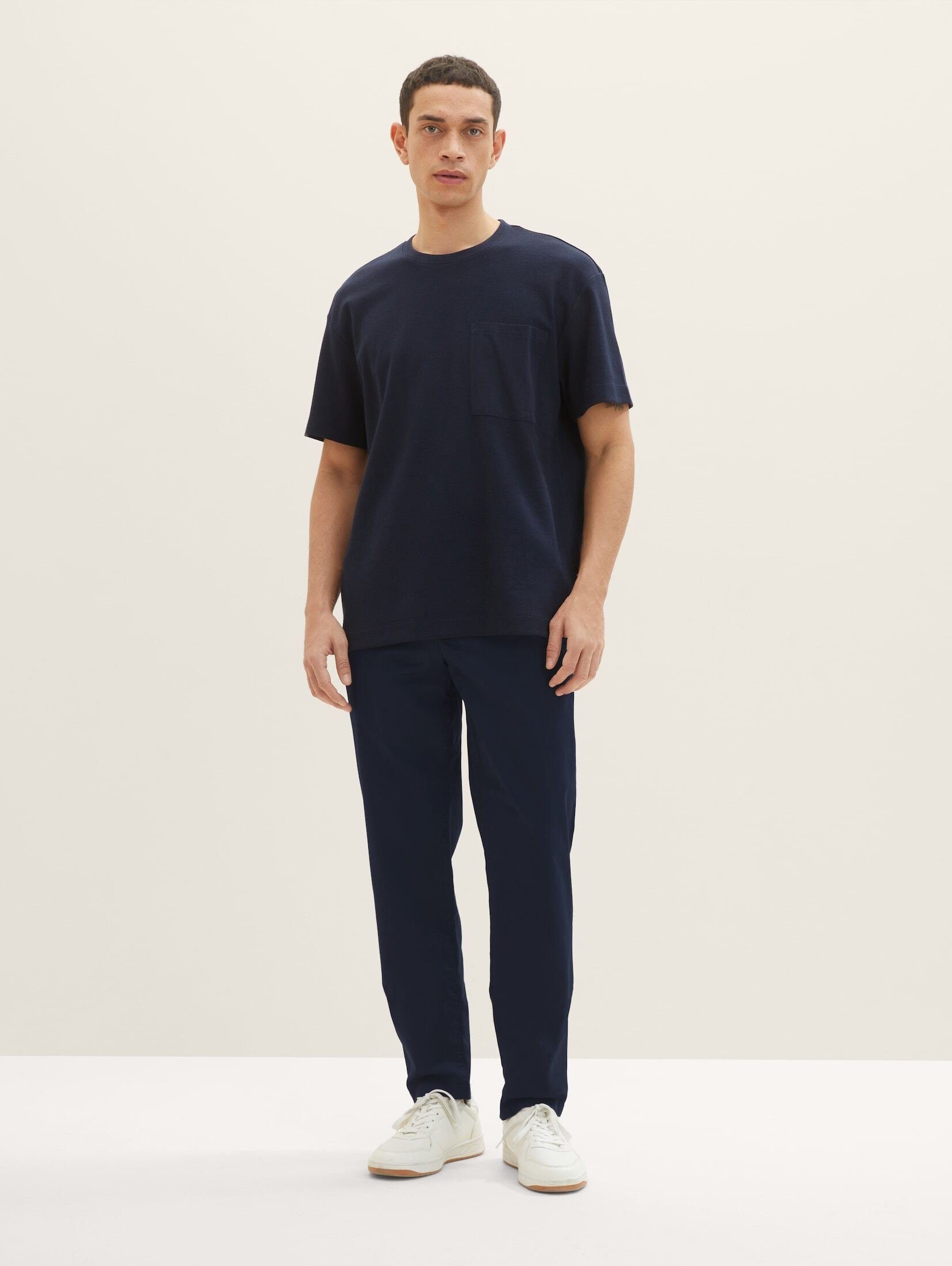 TOM TAILOR Chinohose Relaxed Tapered Chino sky captain blue