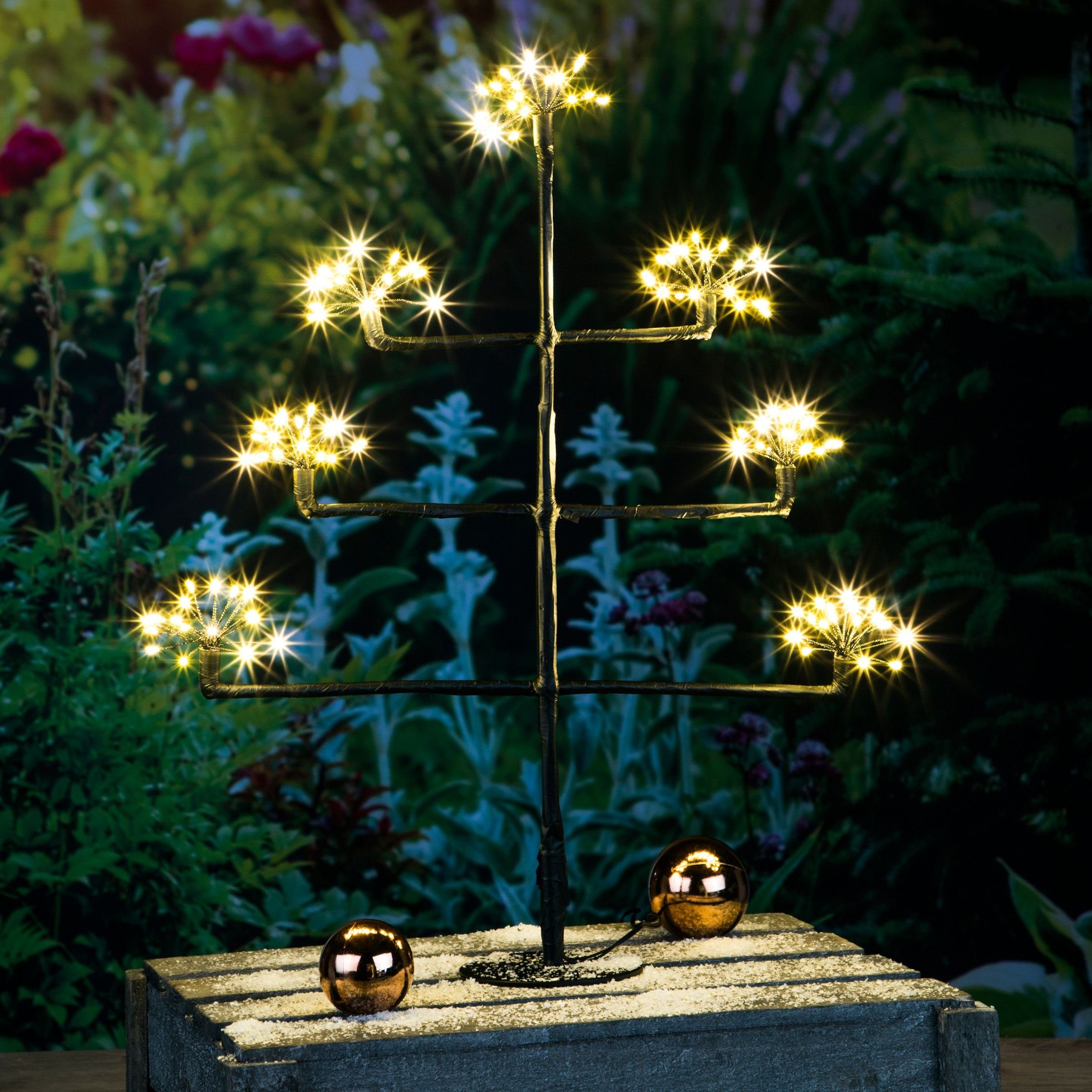 Gravidus Weihnachtsfigur Baum Weihnachtsbaum Sterneffekt, LED mit 140