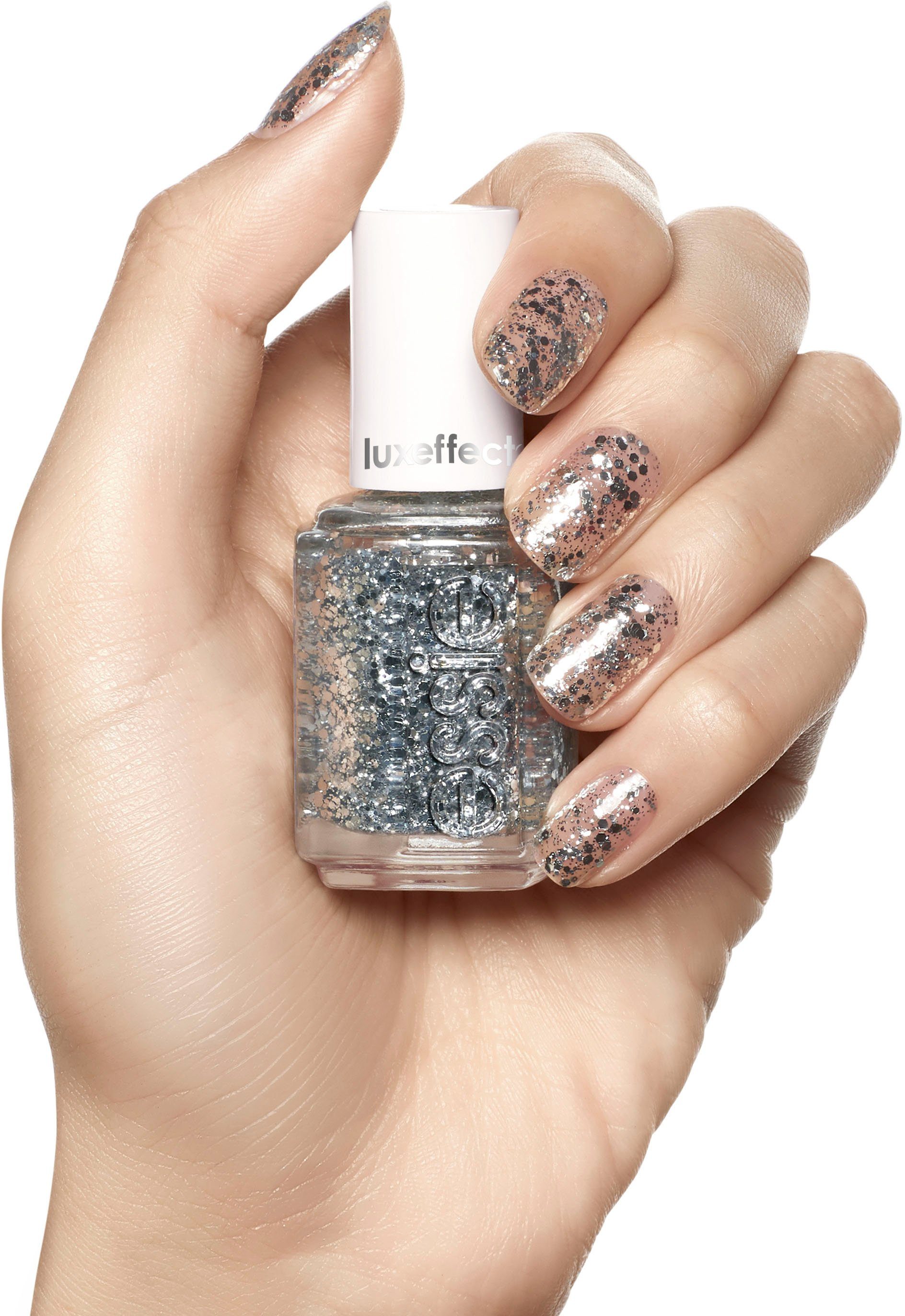 essie Überlack LUXE-EFFEKT, mit fantastischen Glitzer- und Pailletteneffekten