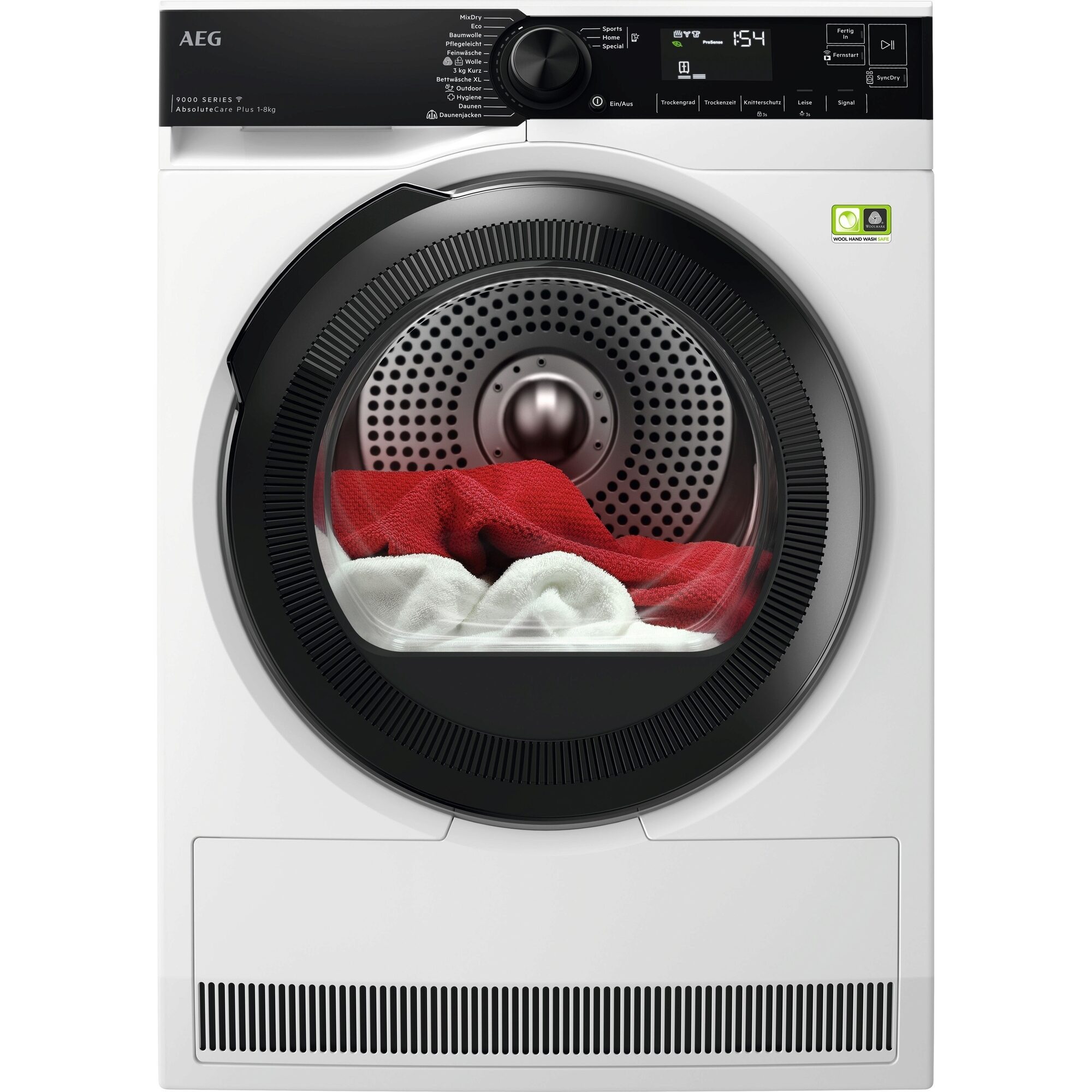 AEG Wärmepumpentrockner 9000 AbsoluteCare® Plus TR9W75780, 3D-Scan: Daunenjacken so flauschig und warm wie am ersten Tag