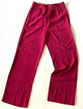 Bootcuthose Twinset Damen Hosen, TWINSET PANTALONE IN TRIPLA GEORGETTE, Rosa Viskosemischung