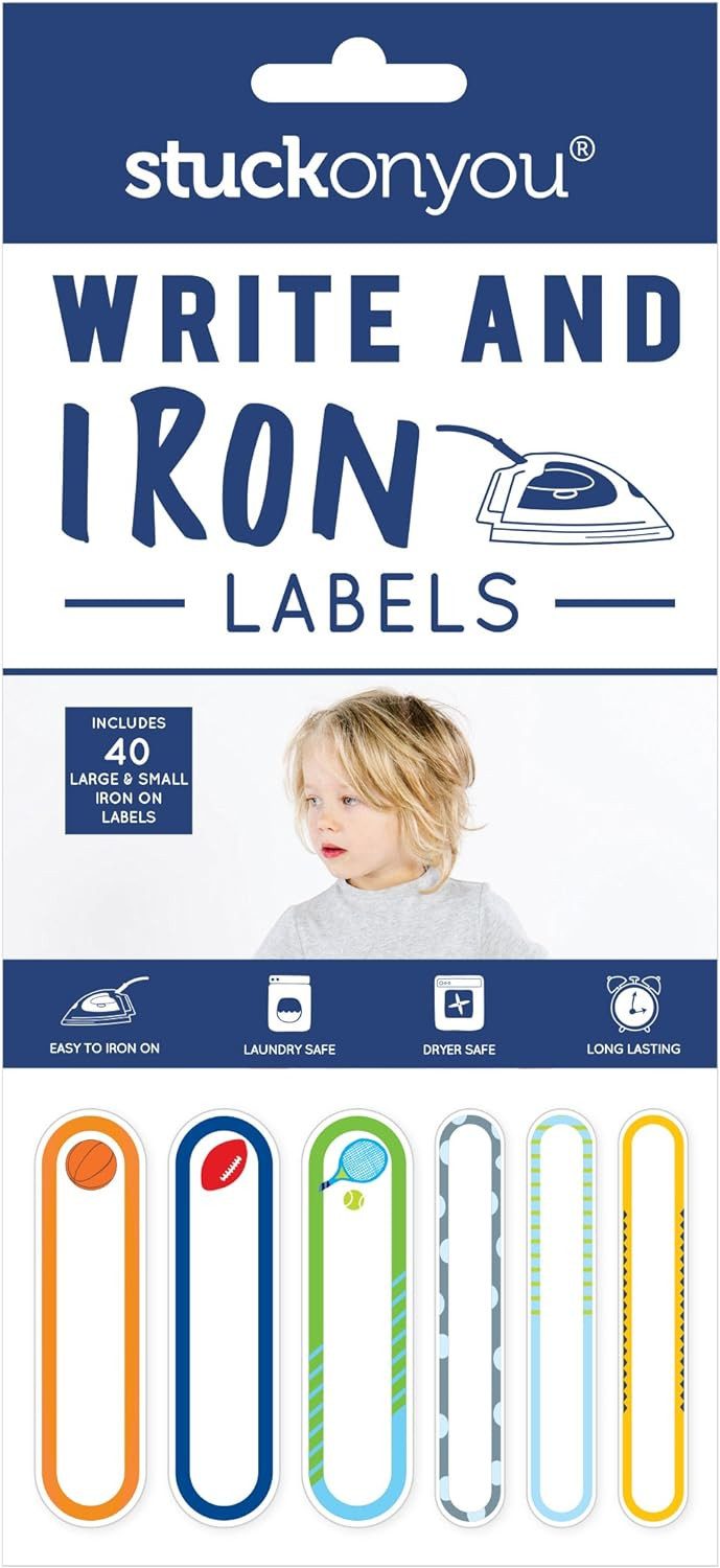 Sticker Sticker Labels Klamotten Aufkleber Etiketten Bügelbefestigung 40Stk