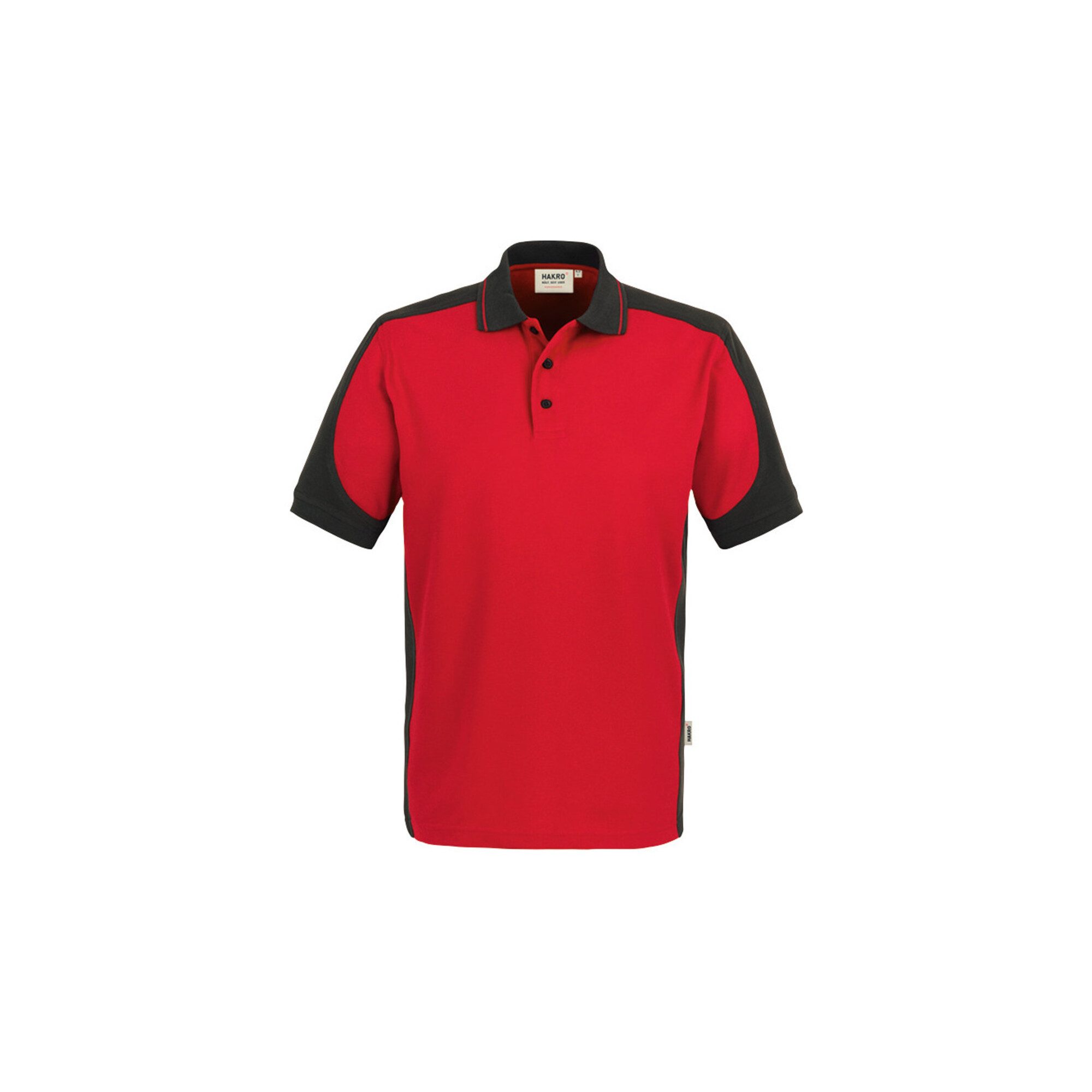 Hakro Hemd & Shirt Hakro Polo-Shirt Contrast Performance, rot, Unisex-Größe: S