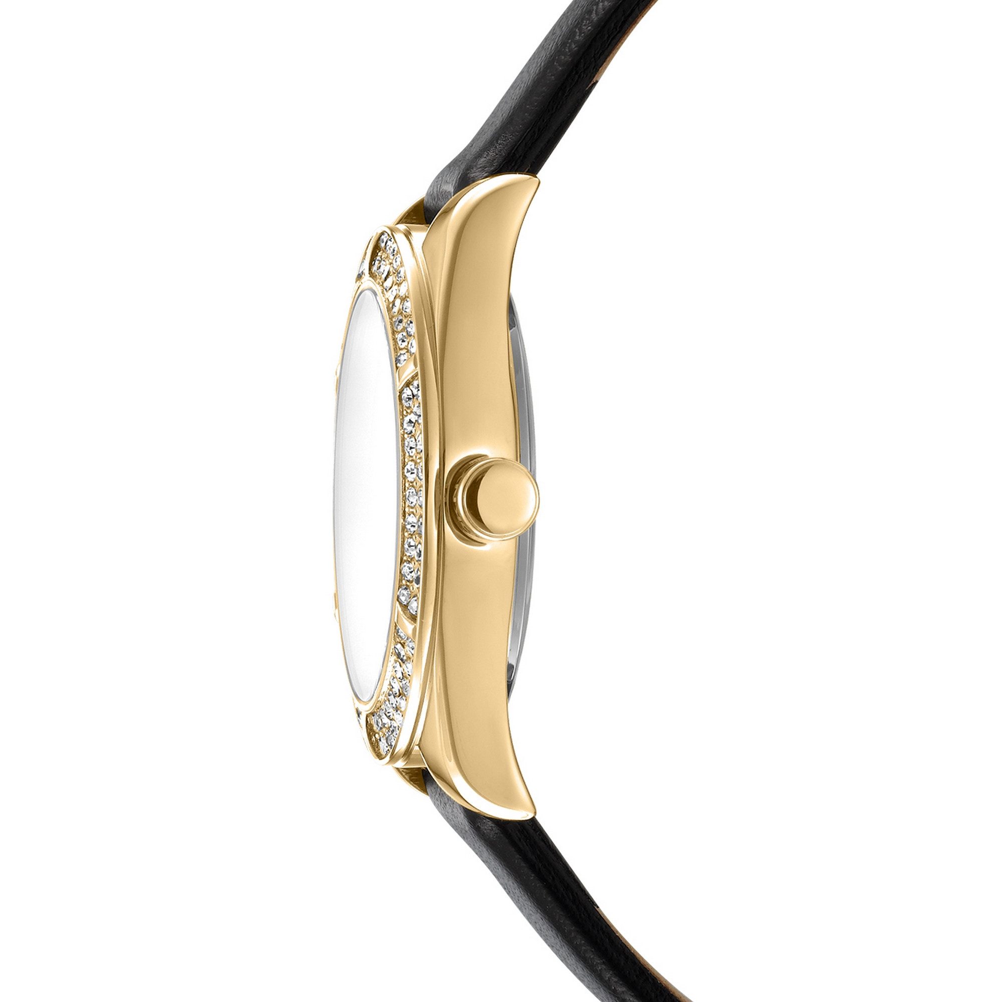 DKNY Quarzuhr Evening Watch DK1L107L0025, Armbanduhr, Damenuhr, Lederarmband, analog