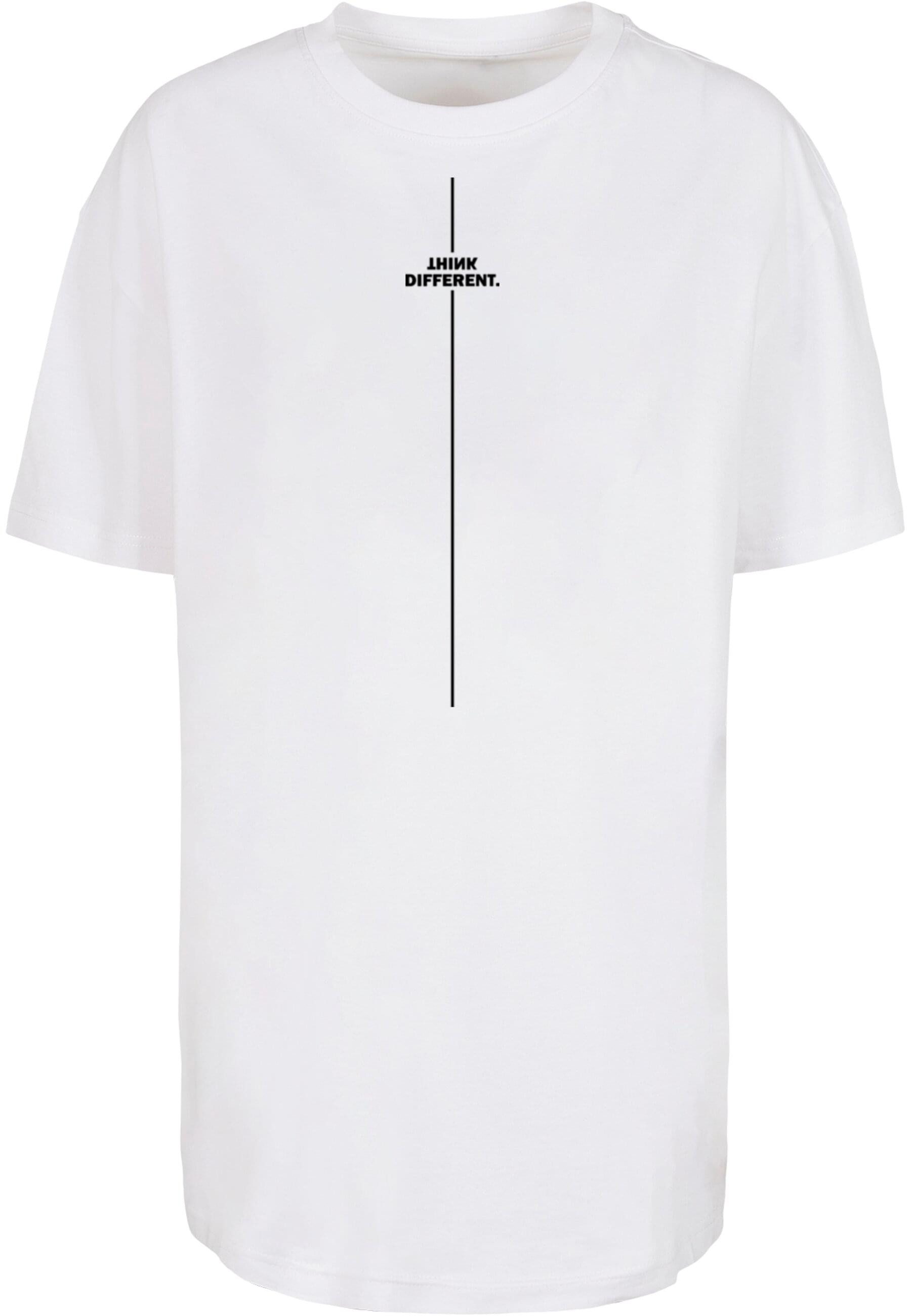 Merchcode T-Shirt Merchcode Damen Ladies Think Different Oversized Boyfriend Tee (1-tlg)