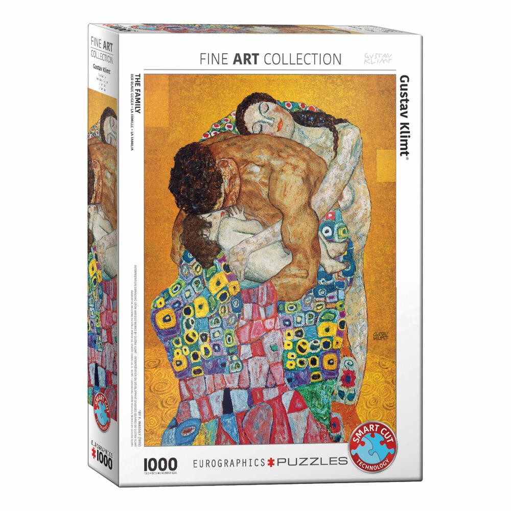 EUROGRAPHICS Puzzle Die Familie - nach Klimt, 1000 Puzzleteile