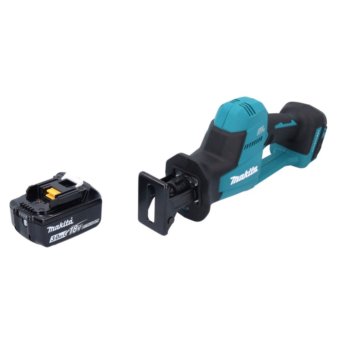 Thumbnail - Makita Reciprosäge DJR 189 F1 Akku Reciprosäge Säbelsäge 18 V Brushless + 1x Akku 3,0 Ah