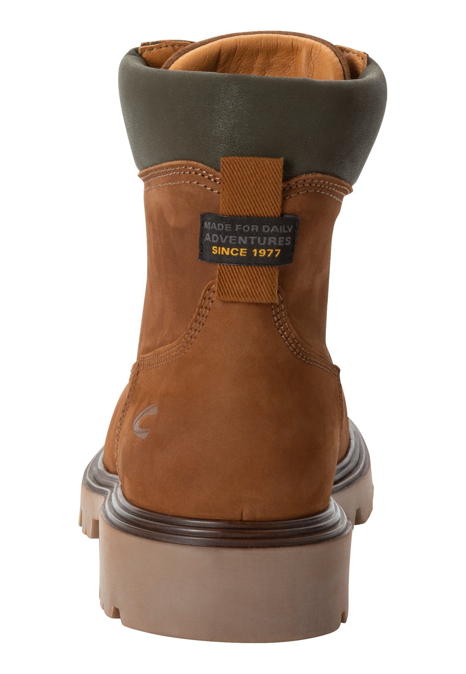 camel active aus Nubukleder Schnürschuh