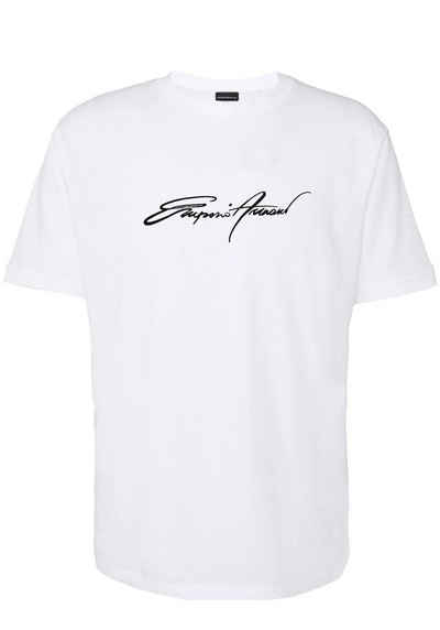 Emporio Armani Kurzarmshirt »Emporio Armani Vintage T-Shirt« Logo Stick auf Brust