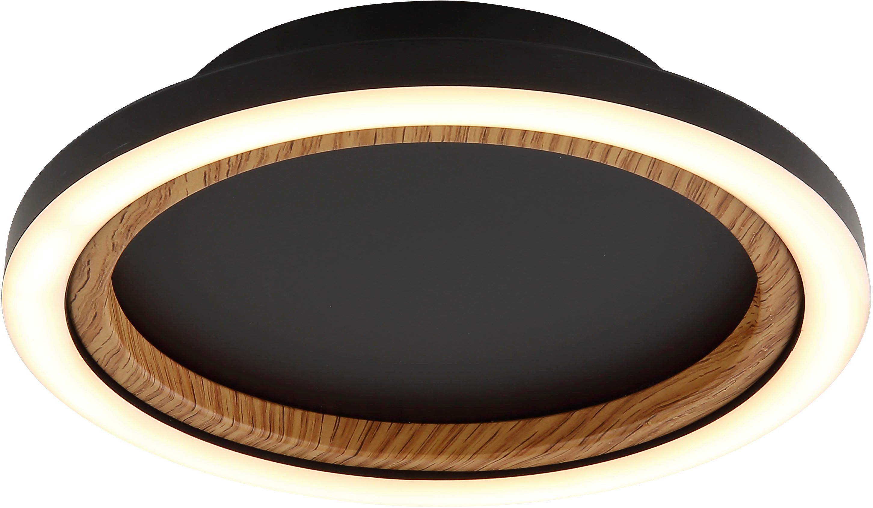 GLOBO LIGHTING Deckenleuchte DAKARI I, LED fest integriert, Warmweiß, Deckenlampe Wohnzimmer-Leuchte Schlafzimmer-Leuchte Flur Küche