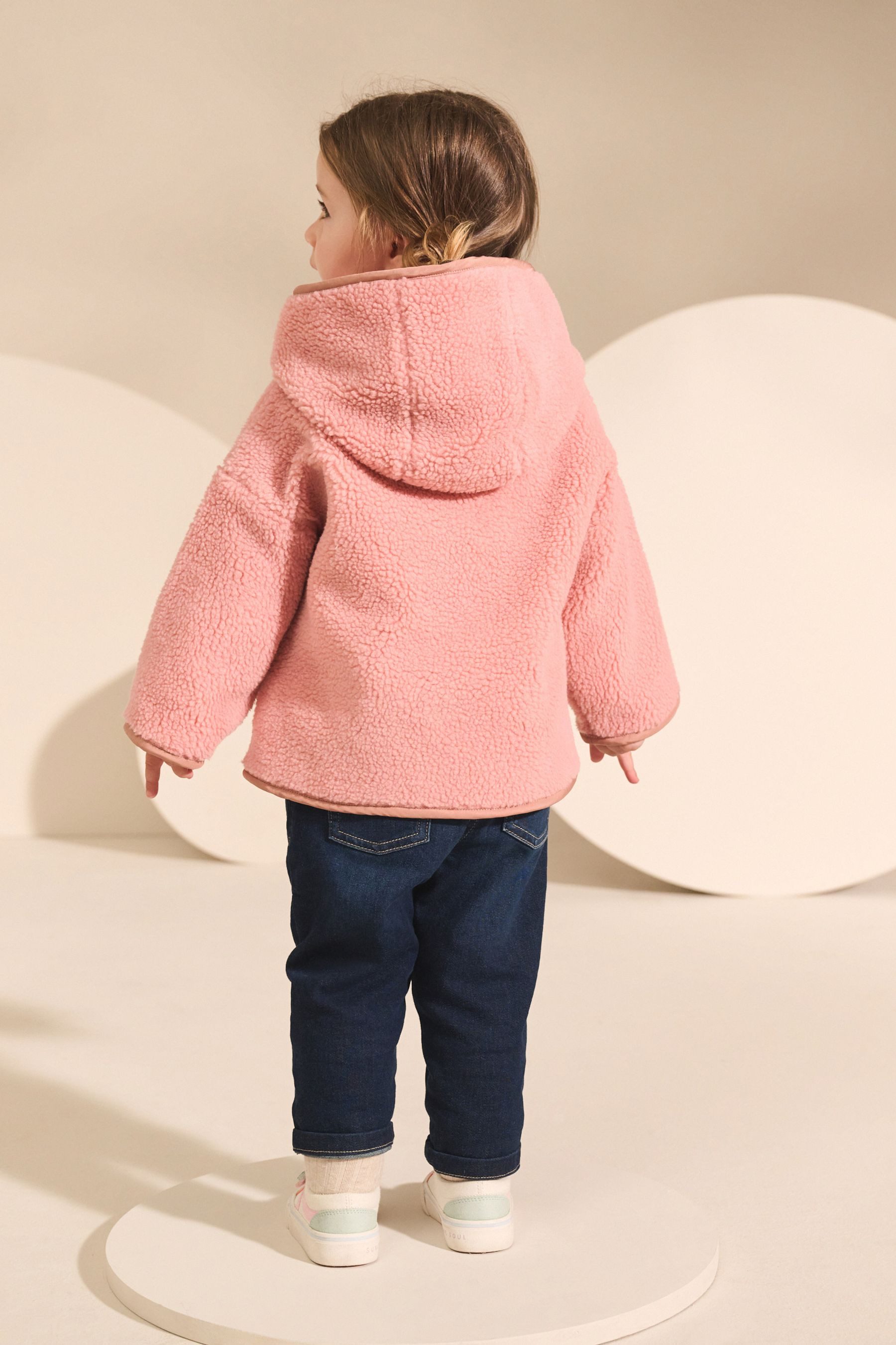 Next Fleecejacke Fleece mit Druckknopfverschluss (1-St) günstig online kaufen