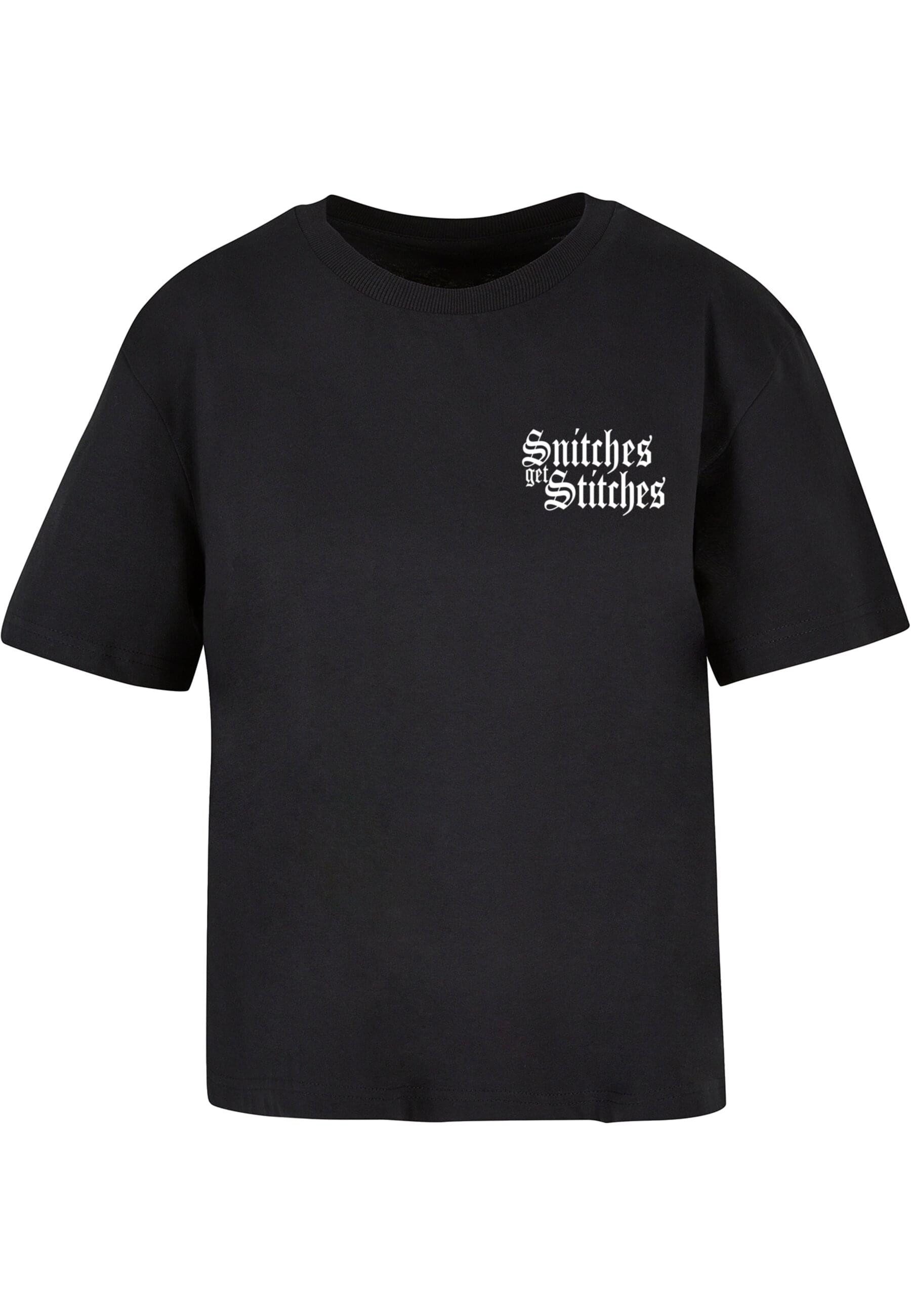 Miss Tee T-Shirt Miss Tee Damen Snitches Get Stitches Tee (1-tlg)
