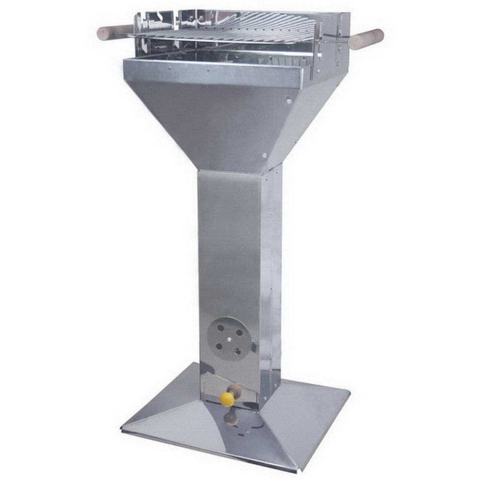 Jürgen Westerholt GmbH Holzkohlegrill Edelstahl Standsäulengrill ...