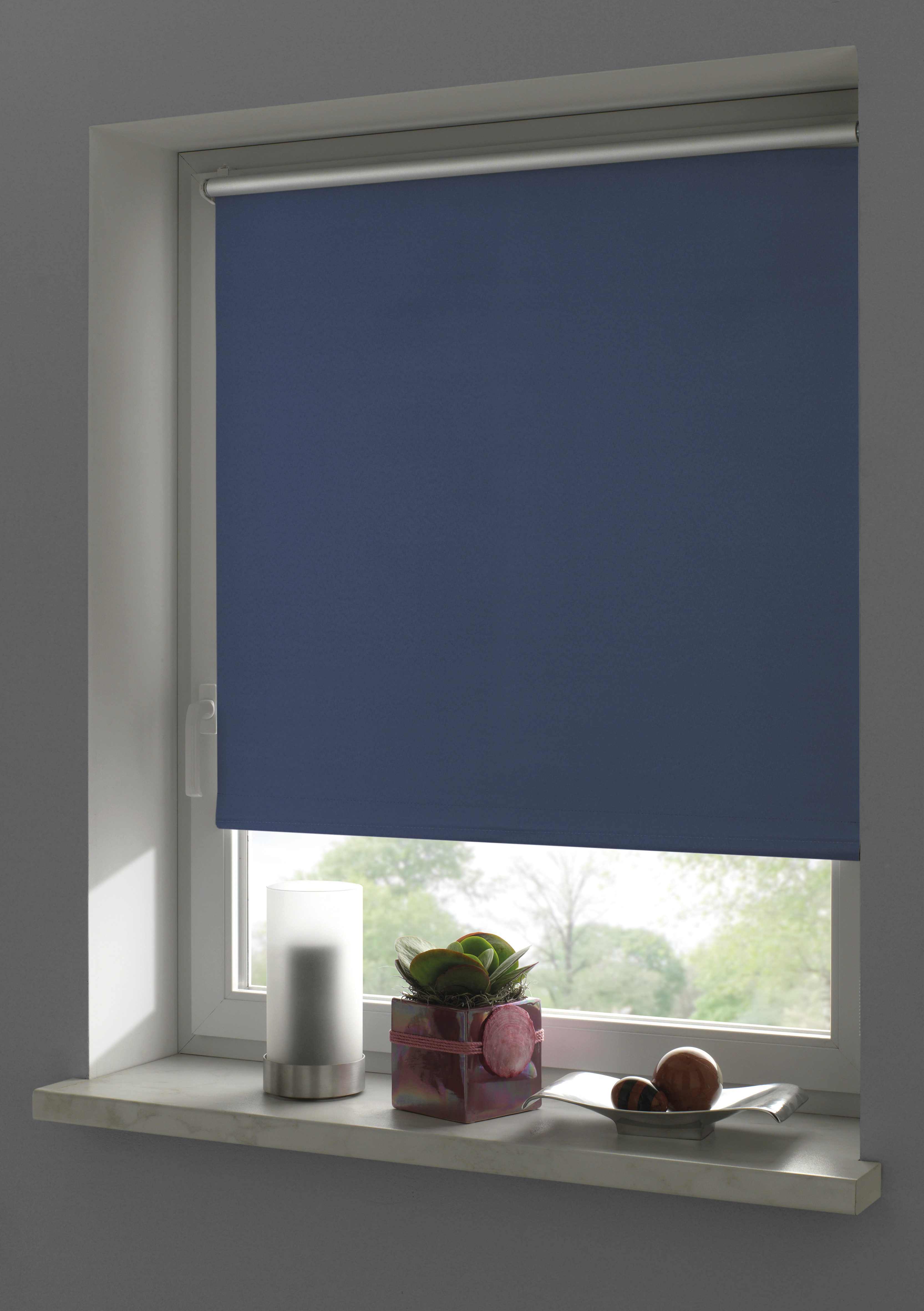 Seitenzugrollo EASYFIX Rollo Thermo ENERGIESPAREND, GARDINIA, verdunkelnd, mit Bohren/ohne Bohren, freihängend, Klemmfix, abdunkelnd mit Thermobeschichtung