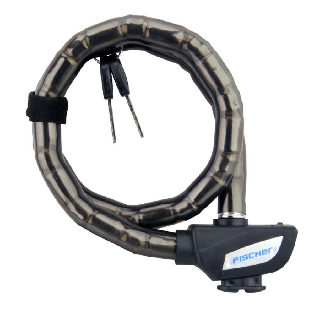 FISCHER Fahrrad Panzergliederschloss Fischer Gliederschloss 70/ 18 85854 (Schlüssel)
