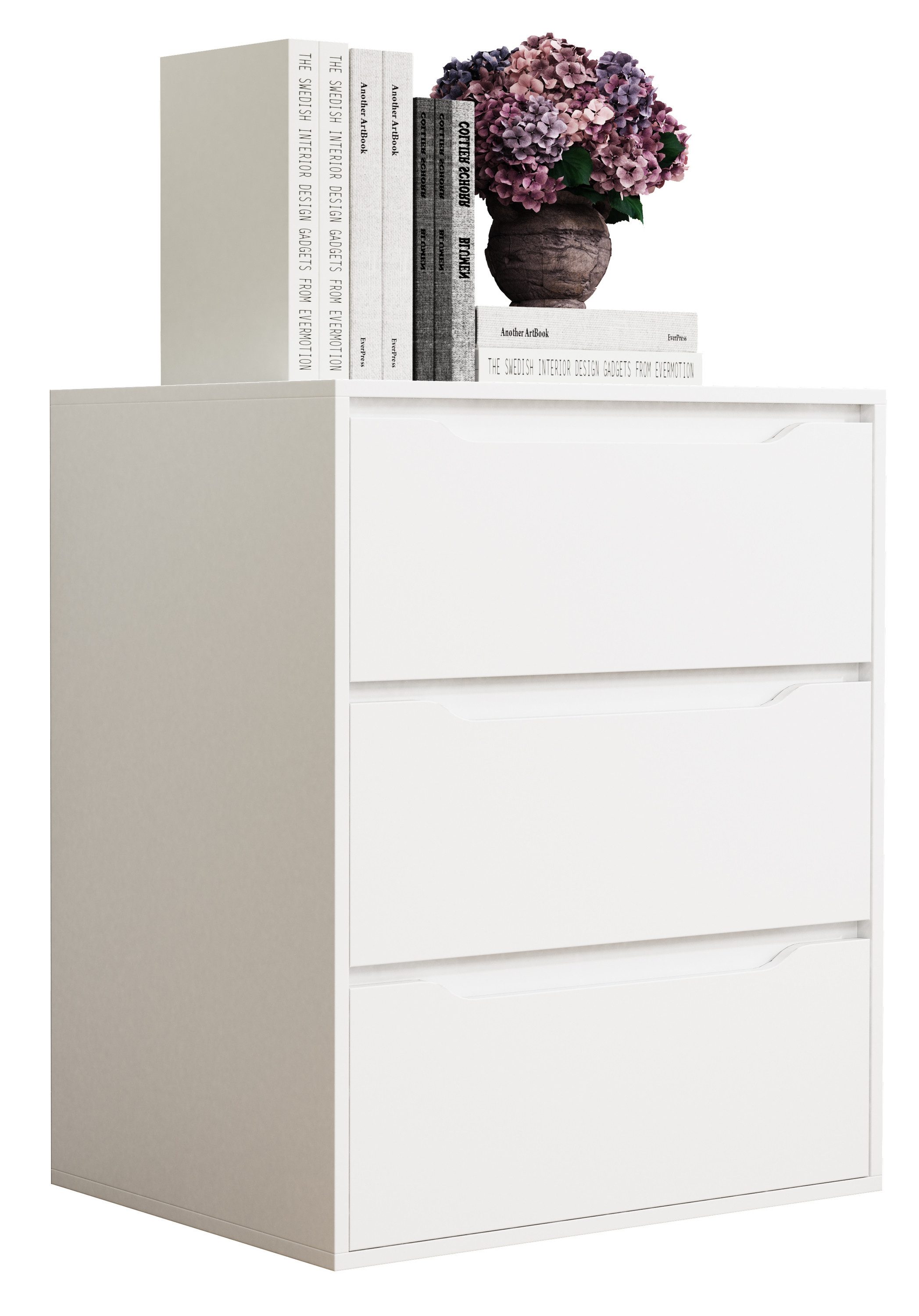 VCM Kommode Sideboard Kommode Nachttisch Schublade Malira L