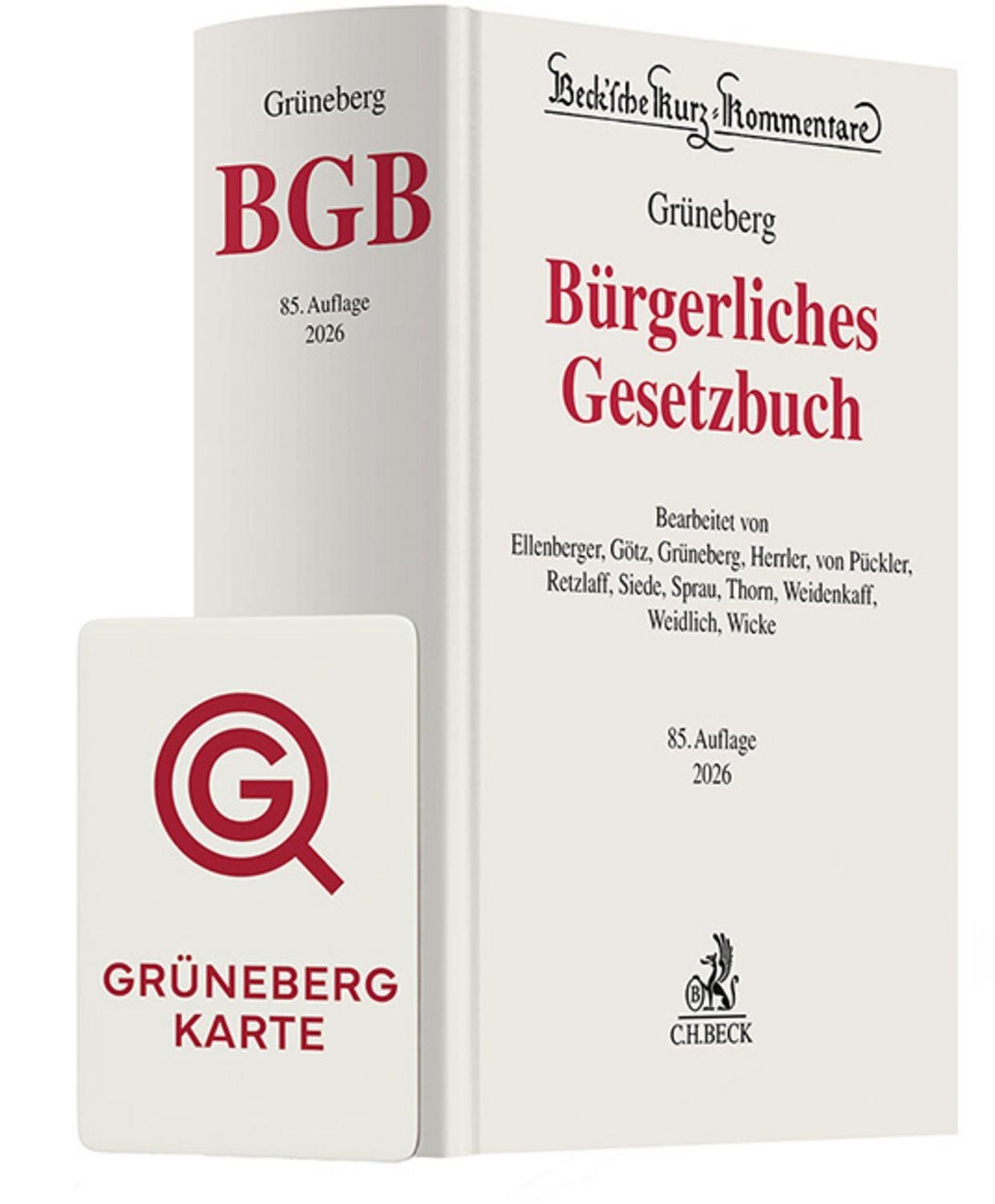 Grüneberg BGB Chat-Book 2026 / diverse