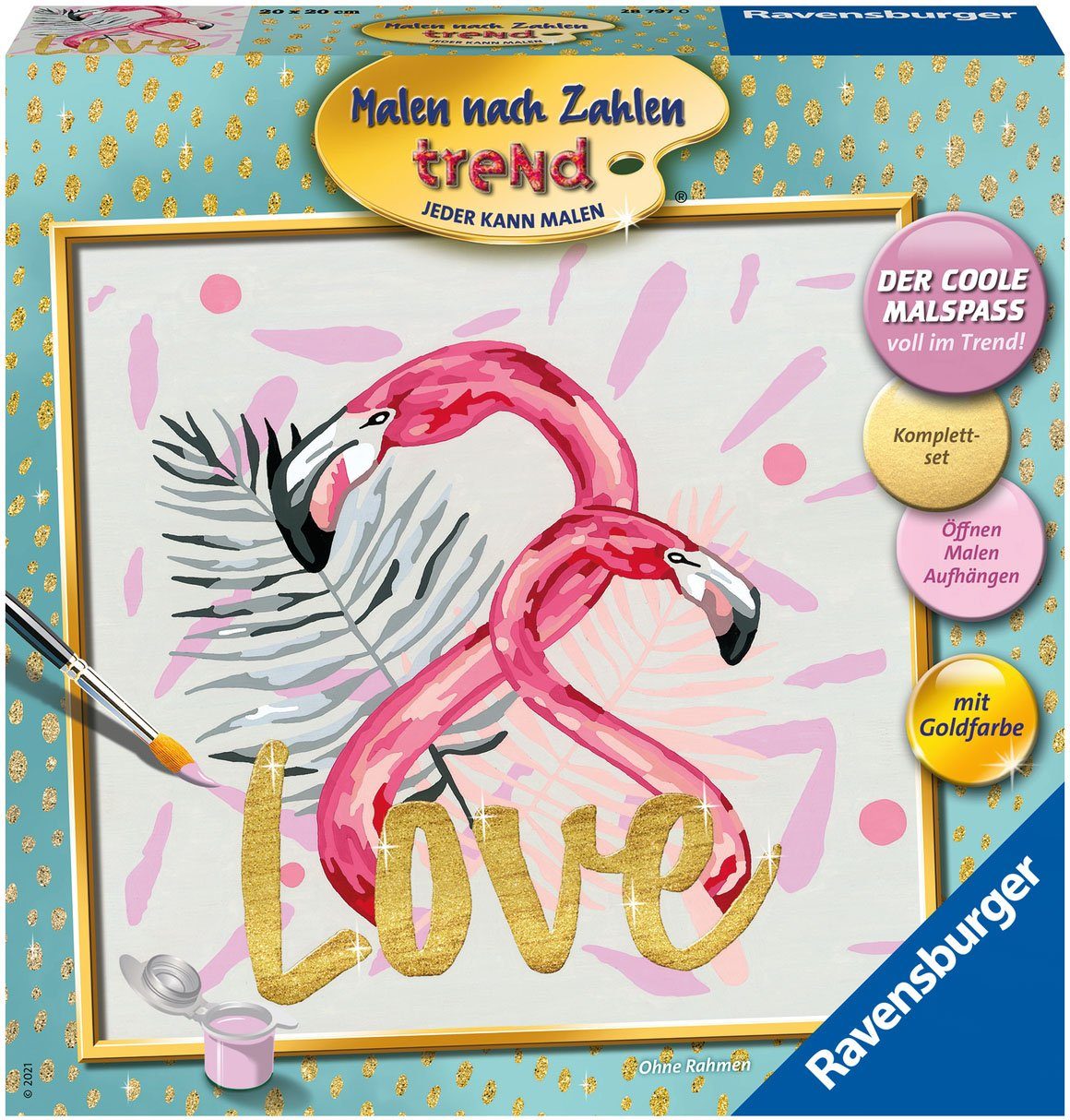 Image of Ravensburger Malen nach Zahlen »Love«, Made in Europe; FSC® - schützt Wald - weltweit