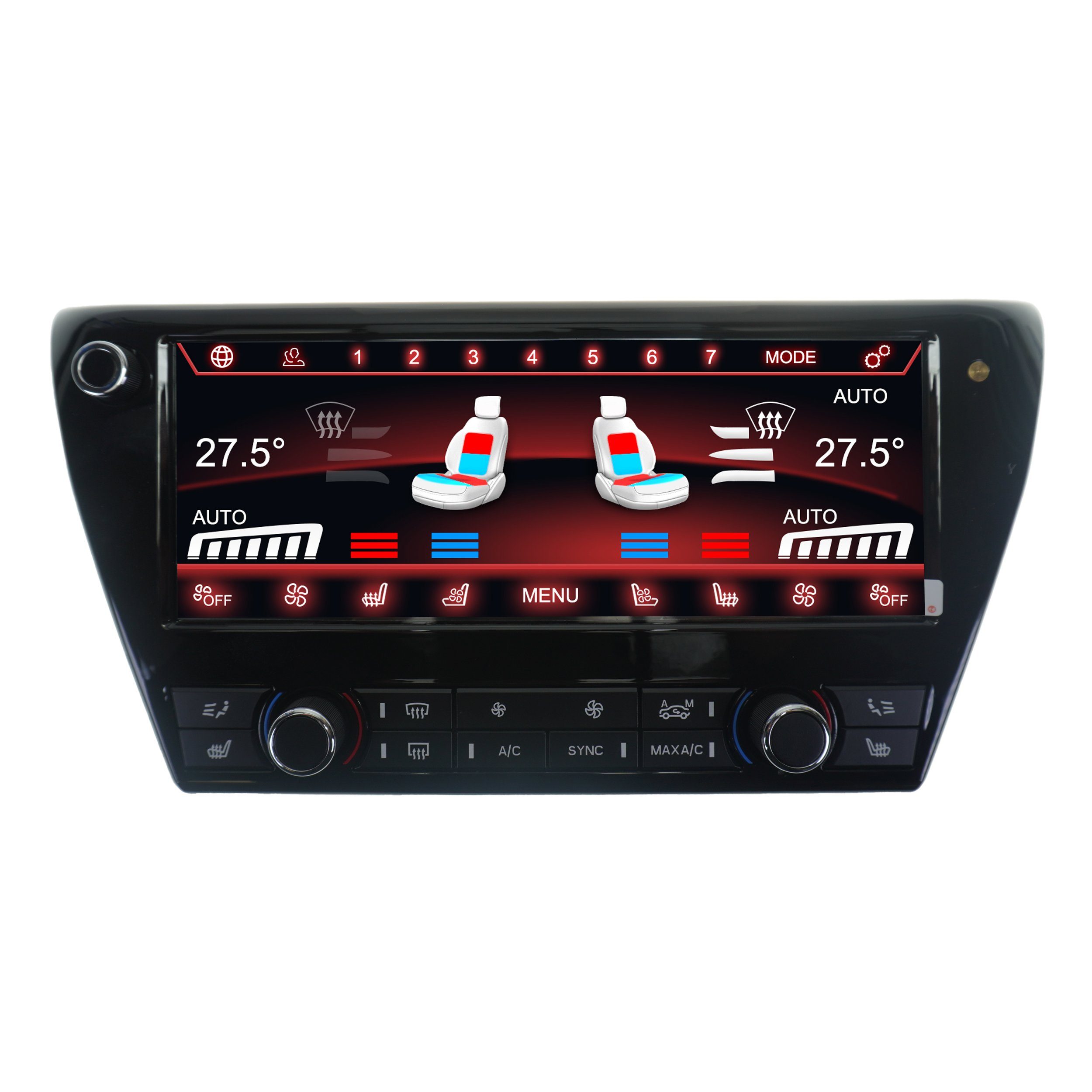 Tachometer Für BMW X1 F48 8.8" Touchscreen Klimabedienteil AC Kontrollpanel
