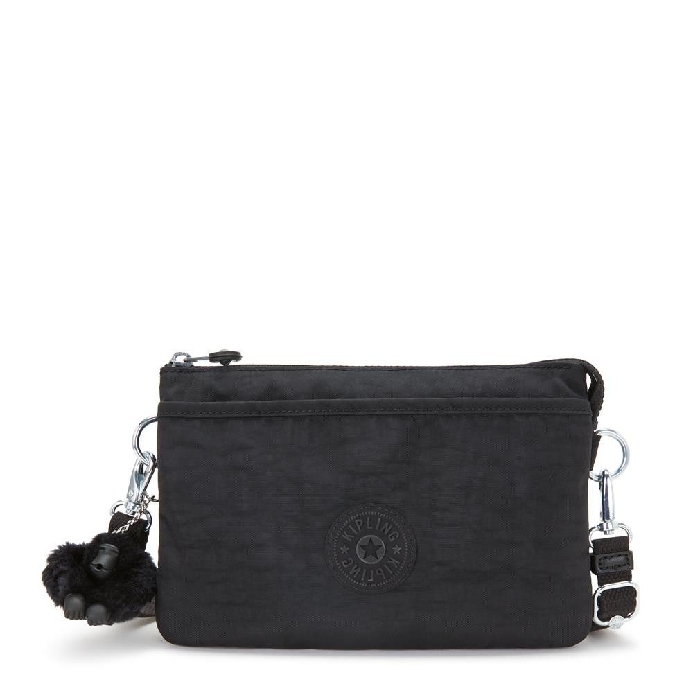 KIPLING Umhängetasche RIRI Black Noir Small crossbody, Kleine Umhängetasche, Schultertasche in Black Noir (schwarz)