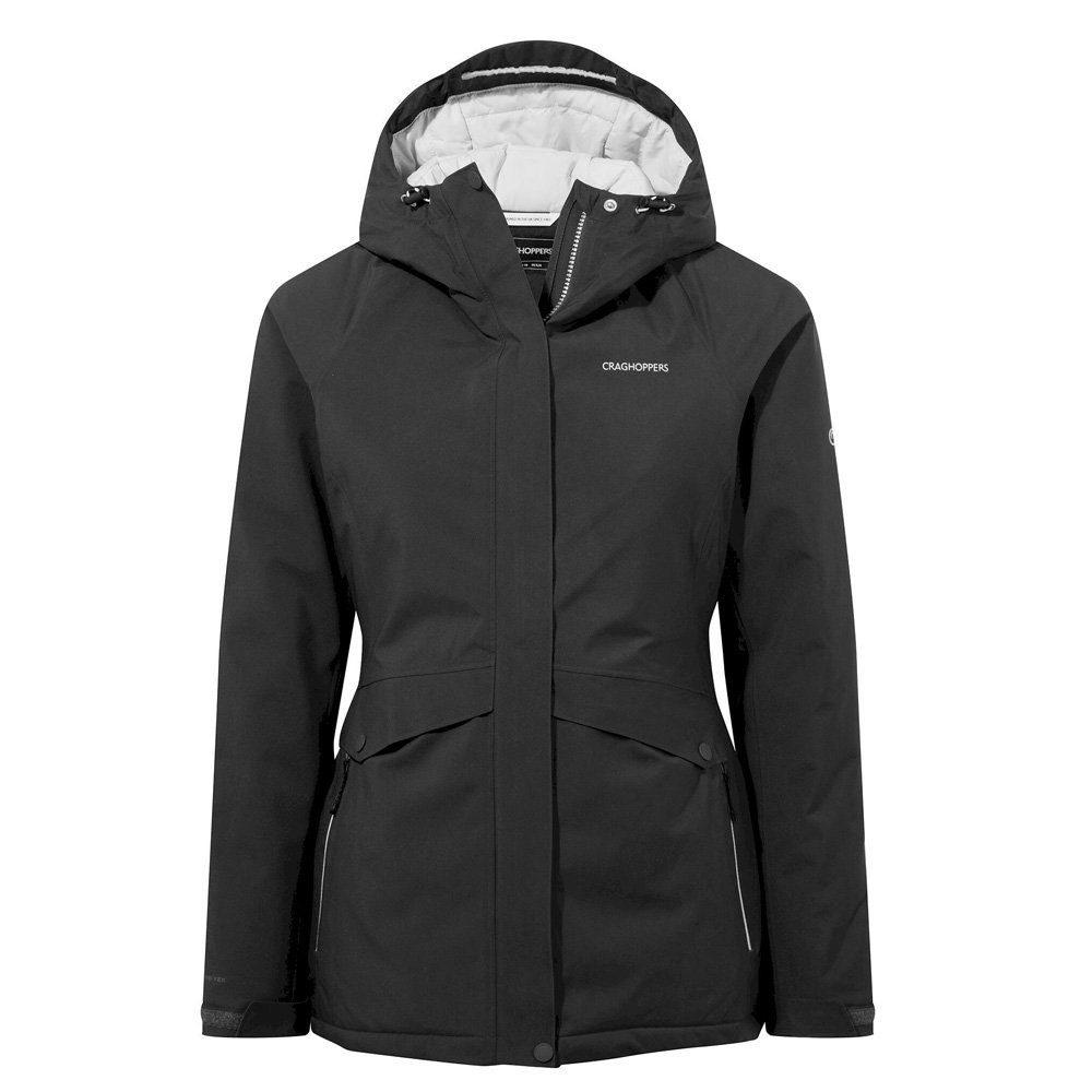 Craghoppers Hardshelljacke Craghoppers - gefütterte Gore-Tex® Stretch Jacke - Ellis Thermic schwarz