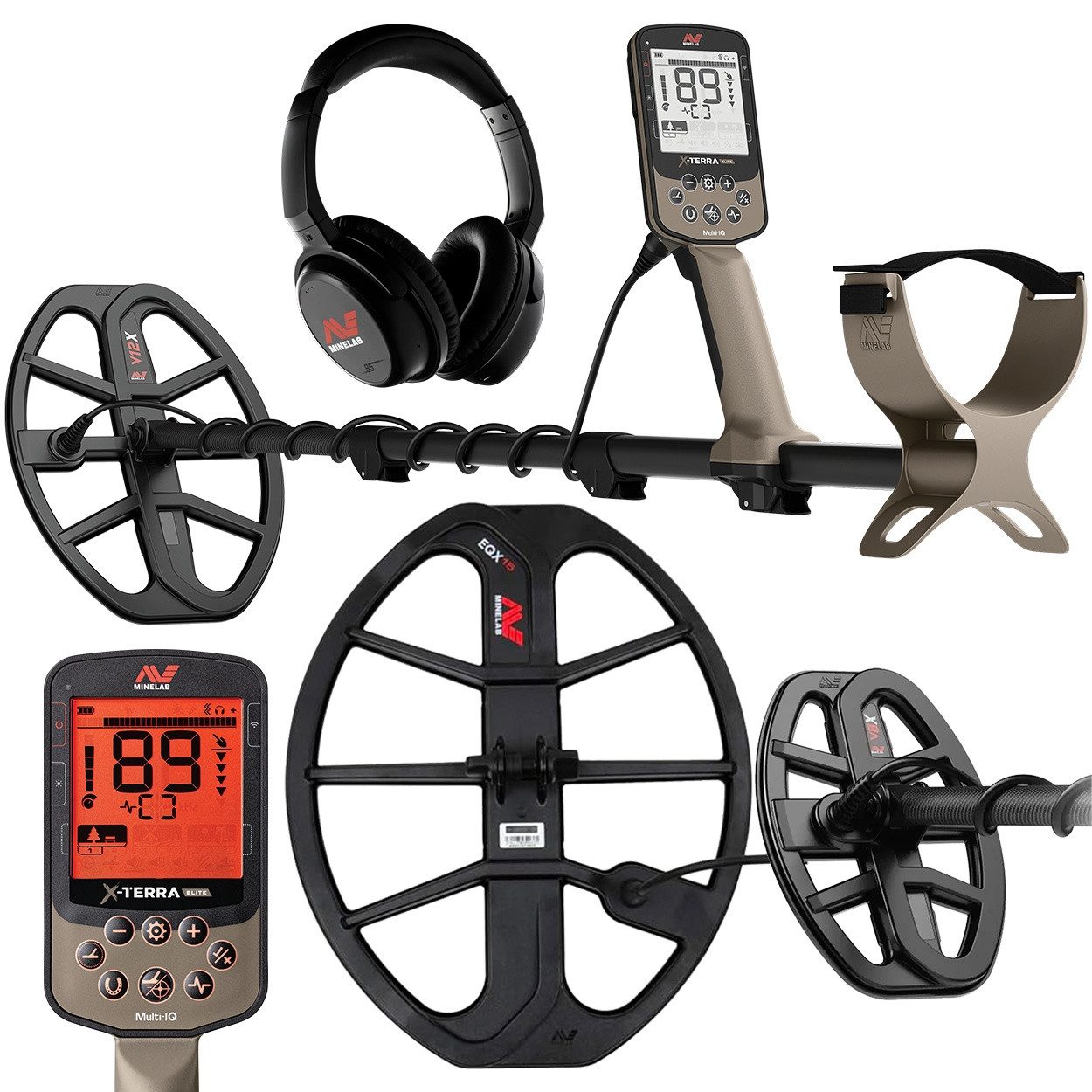 Minelab Metalldetektor Minelab X-Terra Elite Expeditionspack Metalldetektor + gratis EQX15 38